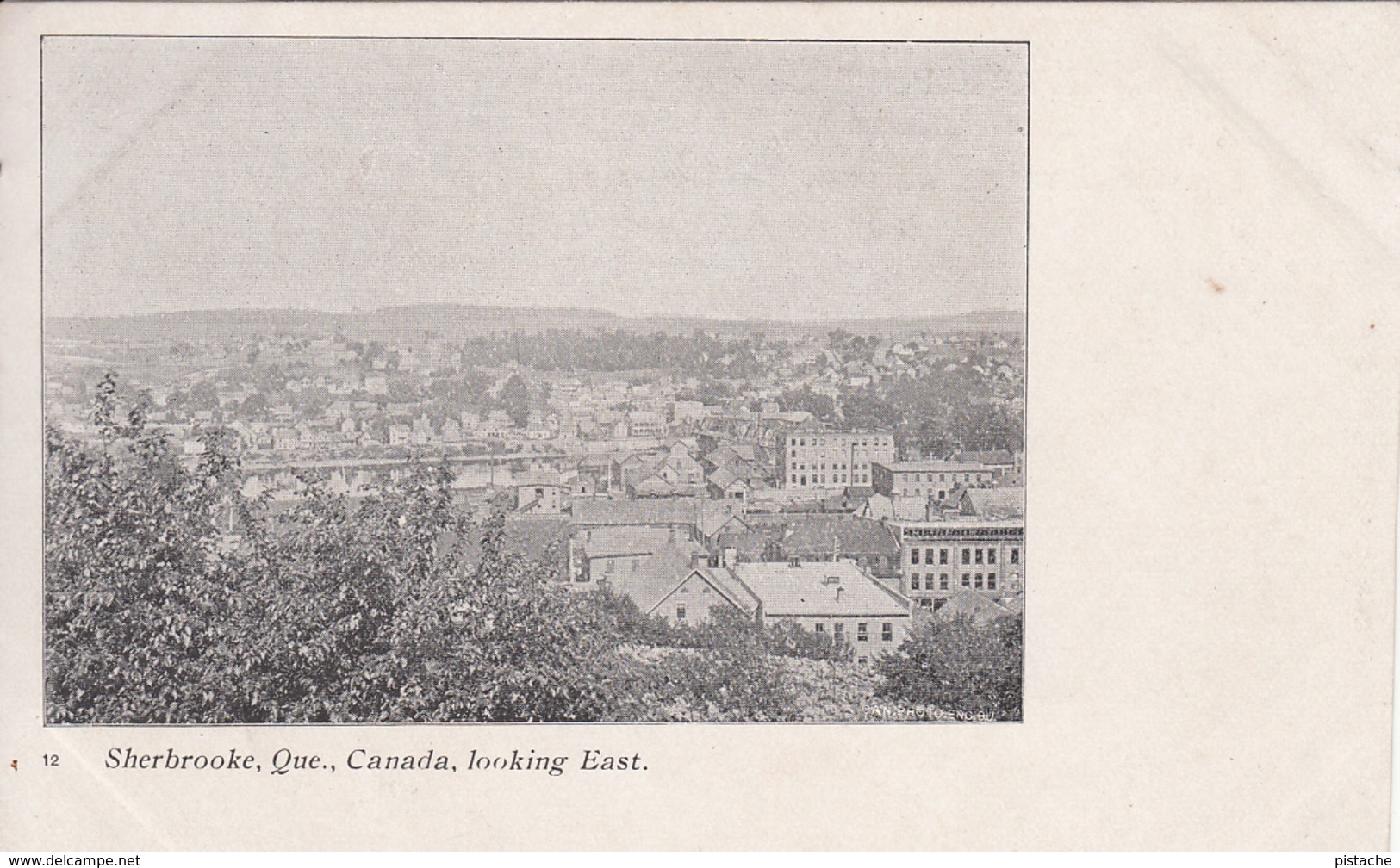 Vintage 1905-1910 - Sherbrooke Québec Canada - Looking East - Dos Simple Back - Unused - 2 Scans - Sherbrooke