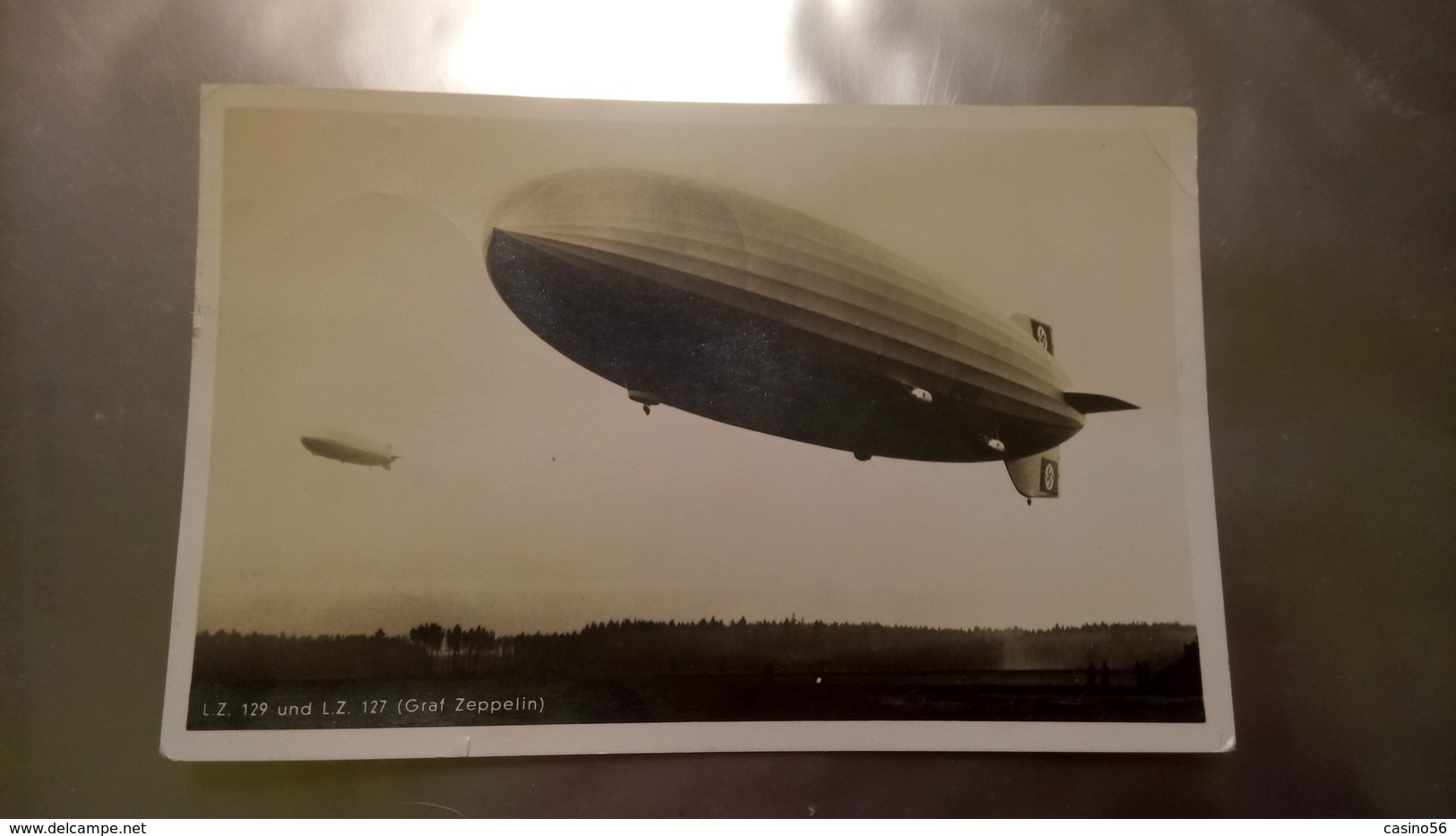 Cpa Zeppelin Allemagne - Montgolfières