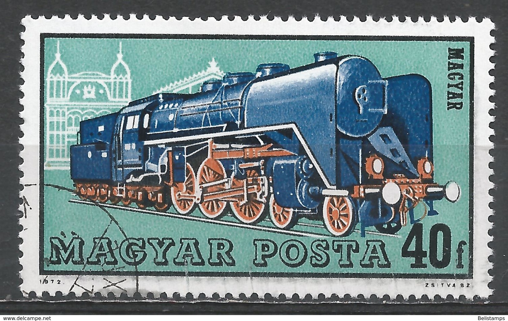 Hungary 1972. Scott #2123 (U) Hungarian Locomotive - Gebraucht