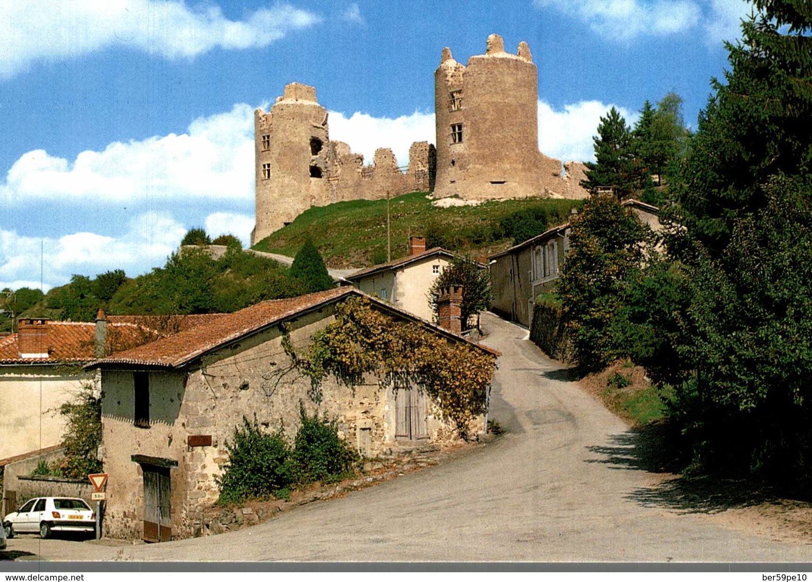 16 SAINT-GERMAIN-DE-CONFOLENS CHEMIN ET VESTIGES DE L'ANCIEN CHATEAU - Andere & Zonder Classificatie