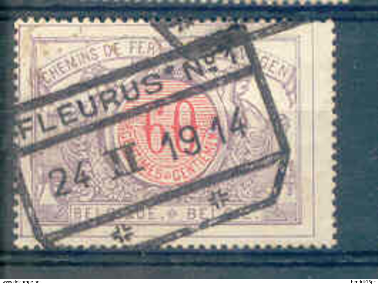 K578 -België Spoorweg Chemin De Fer Stempel FLEURUS N° 1 - Autres & Non Classés