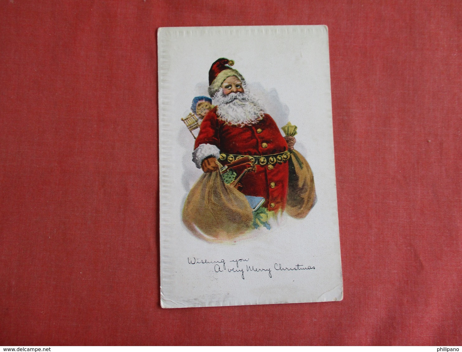 Christmas > Santa Claus Embossed With 1917 Christmas Seal >  Ref 3153 - Santa Claus