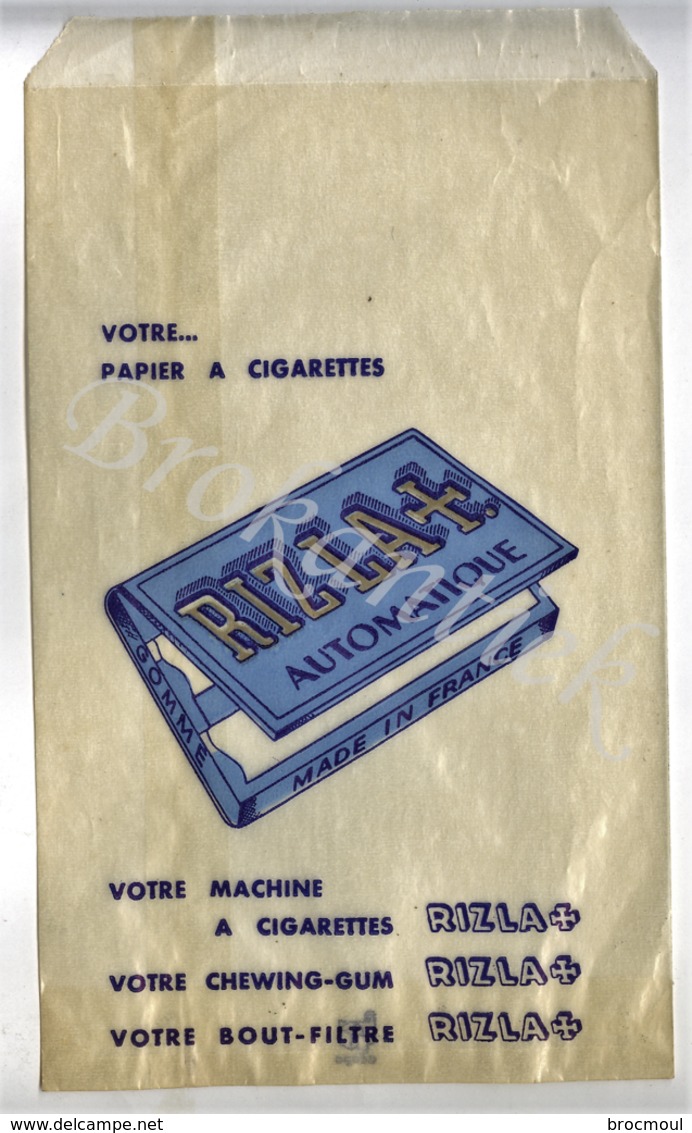 Rizzla + Tobacco Pouche/ Sachet De Tabac/tabak Zakje  About 1950 Unused As New/ Inutilisé Comme Neuf - Autres & Non Classés