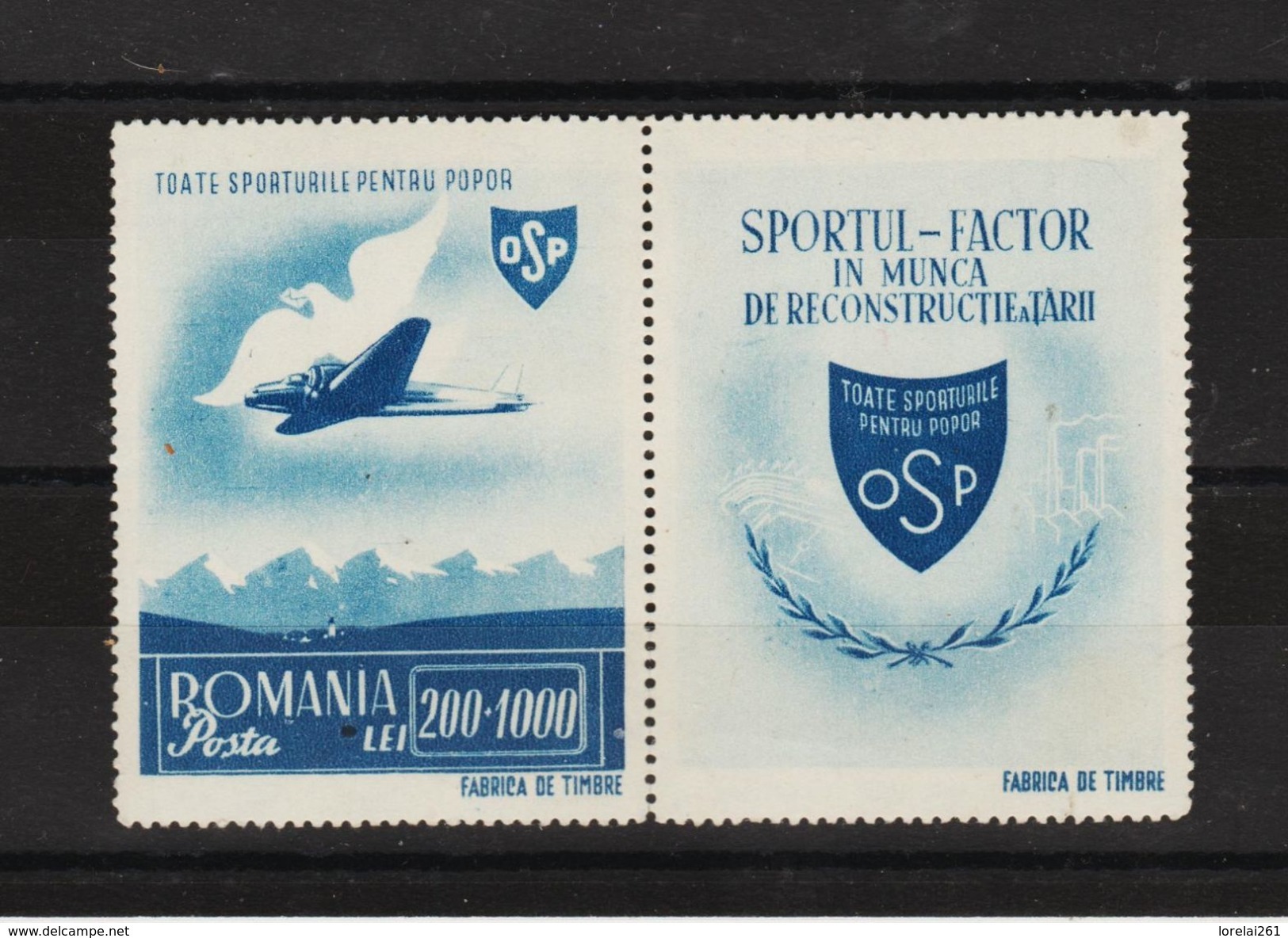 1945 - Organisation Du Sport Populaire Mi 884  MNH - Ungebraucht