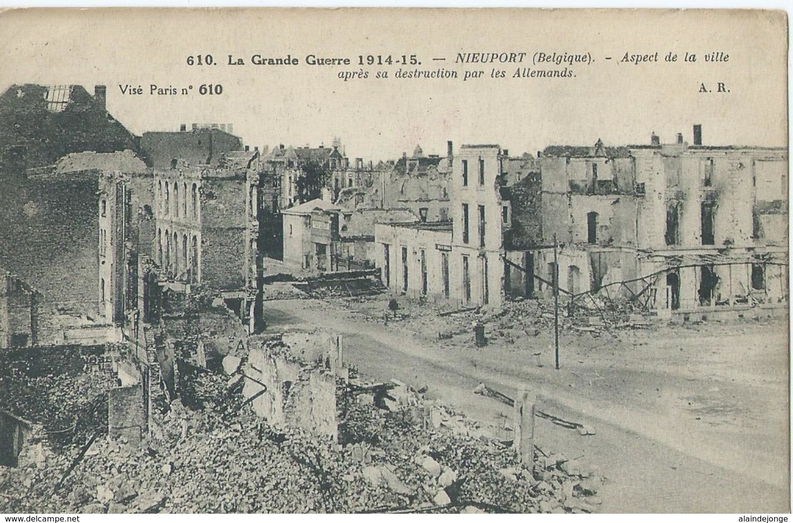 Nieuwpoort - Nieuport - 610 - Aspect De La Ville Après Sa Destruction Par Les Allemands - La Grande Guerre 1914-15 - Nieuwpoort