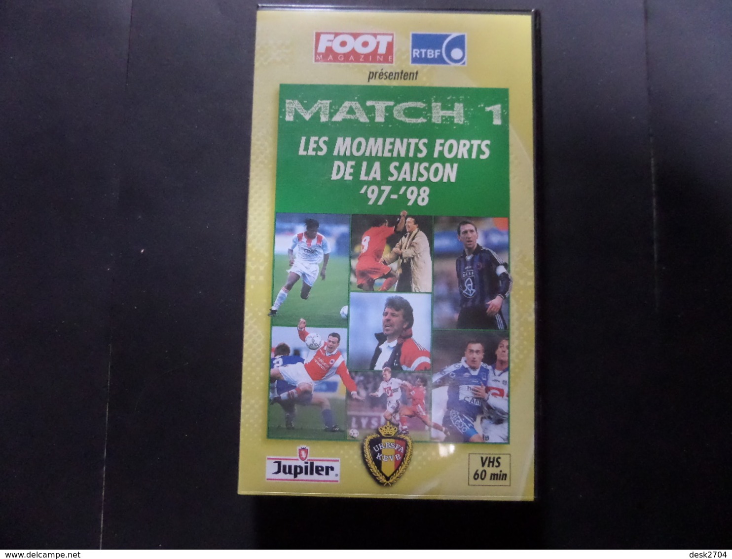 VHS Football Belgique 97/98 - Deporte