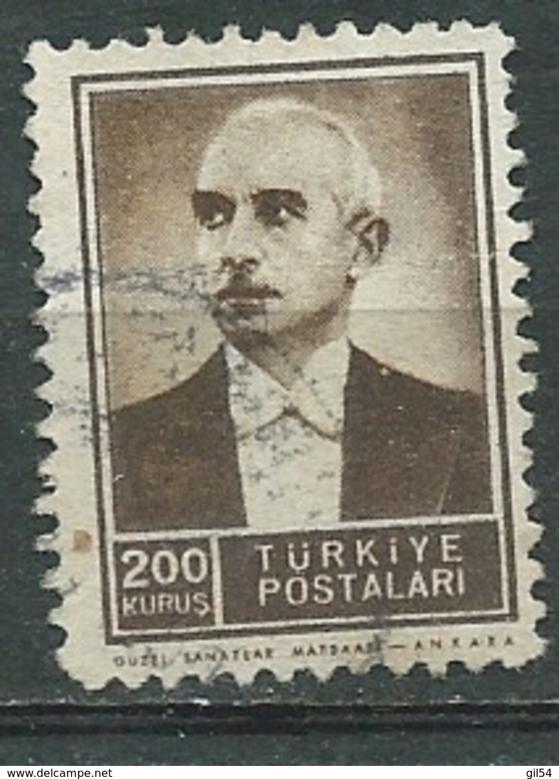 Turquie - Yvert N° 1013  Oblitéré   - Bce 15503 - Oblitérés