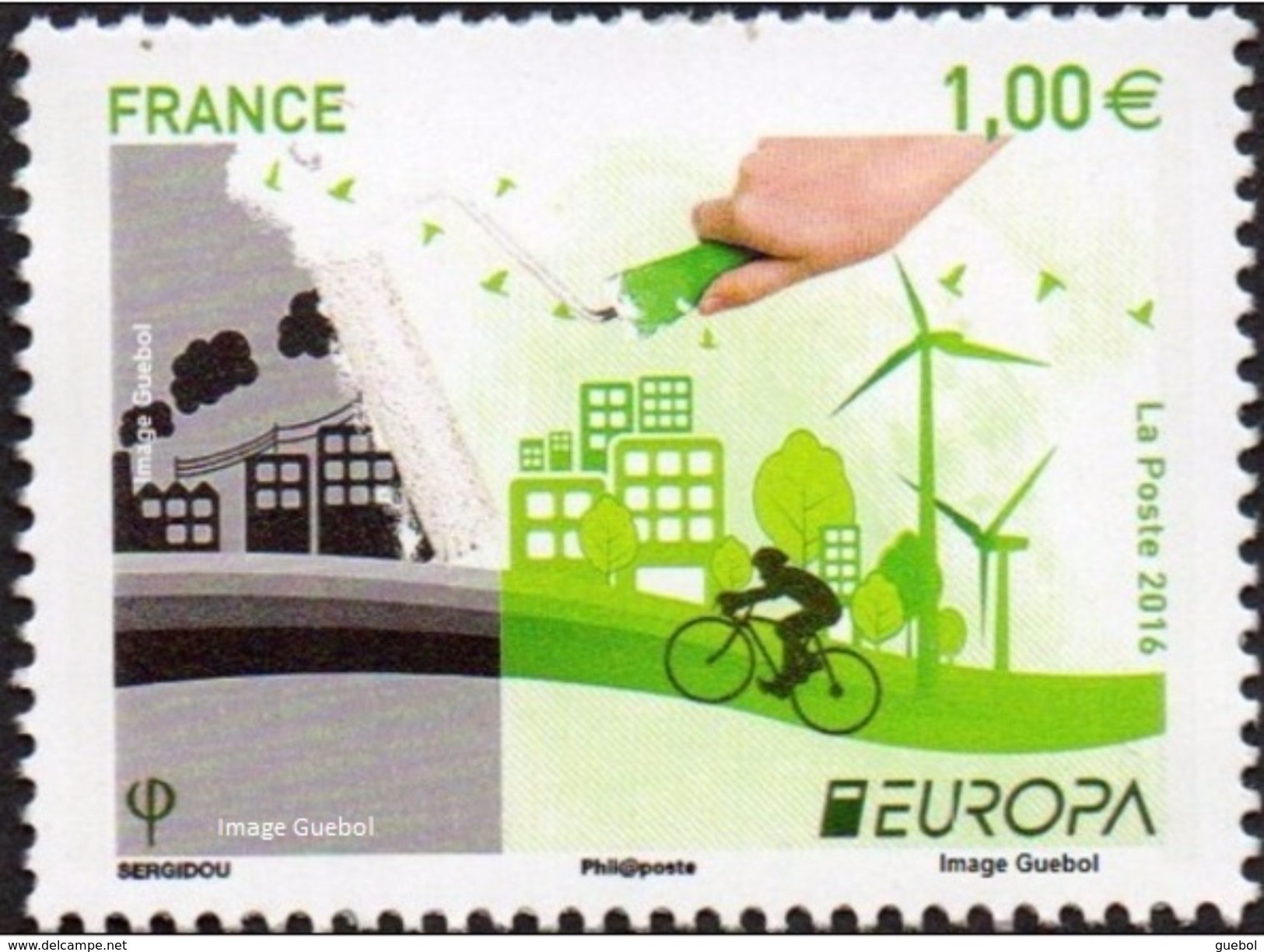 CEPT / Europa 2016 France N° 5046 ** Think Green - 2016