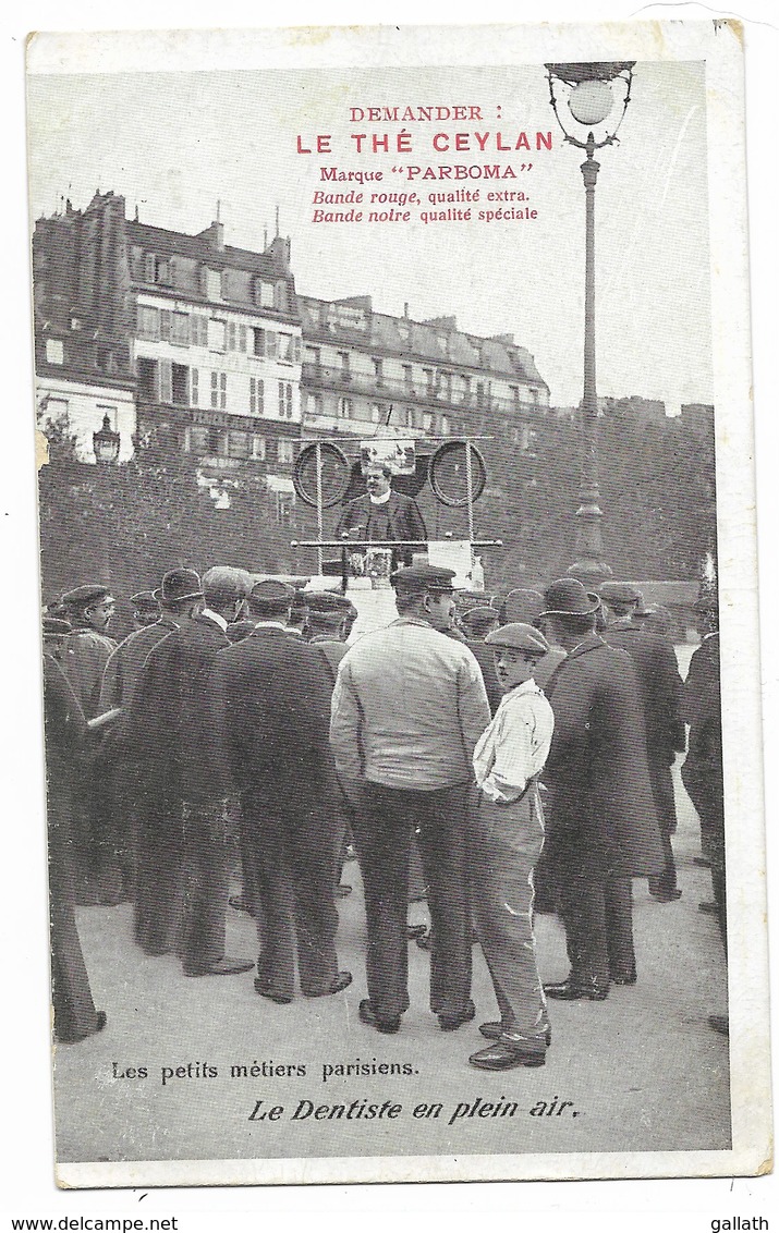 75-PARIS-Les Petits Métiers Parisiens - Le Dentiste En Plein-air...  Animé - Petits Métiers à Paris