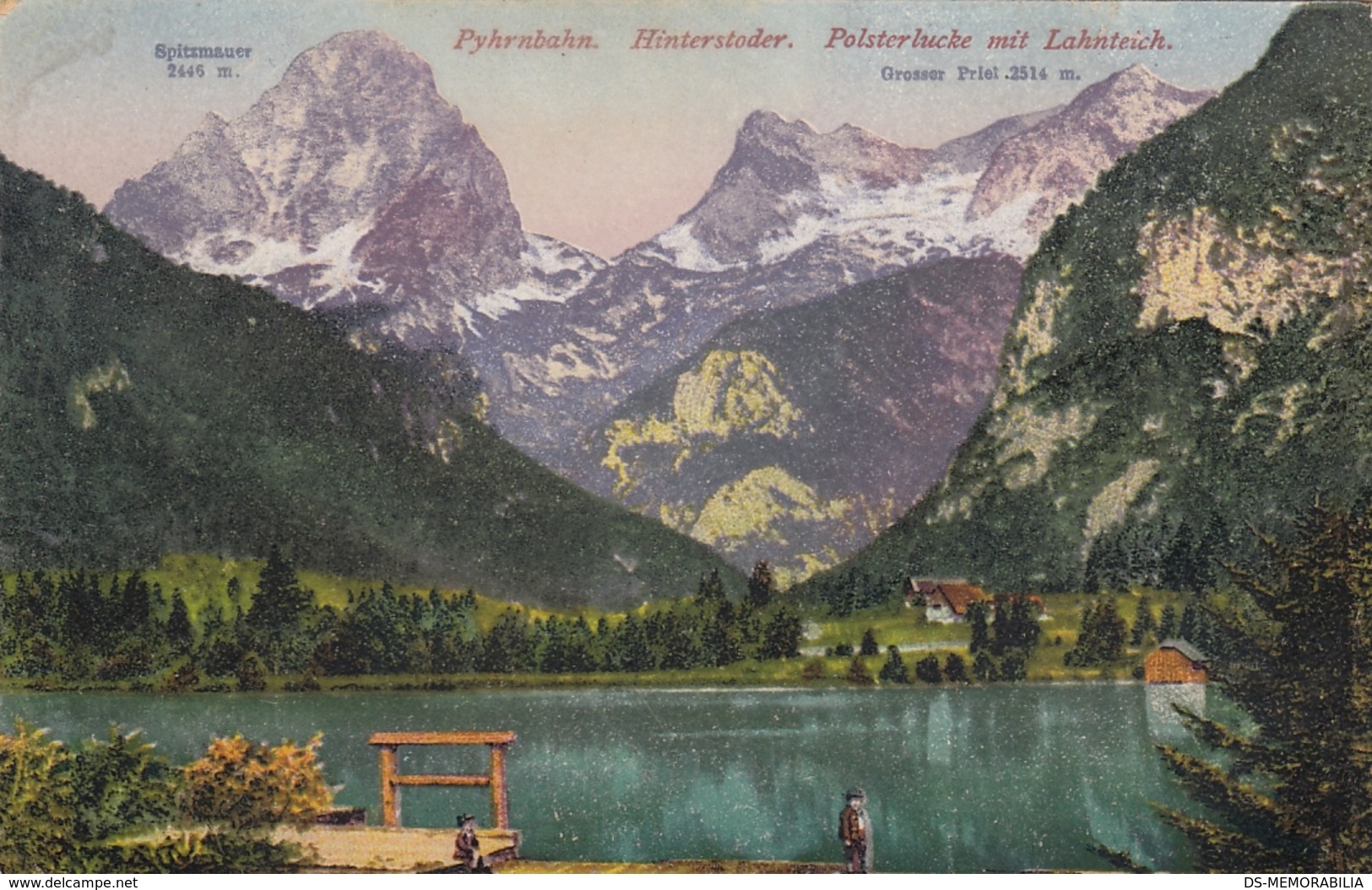 Pyhrnbahn , Hinterstoder , Polsterlucke Mit Lahnteich 1921 - Hinterstoder