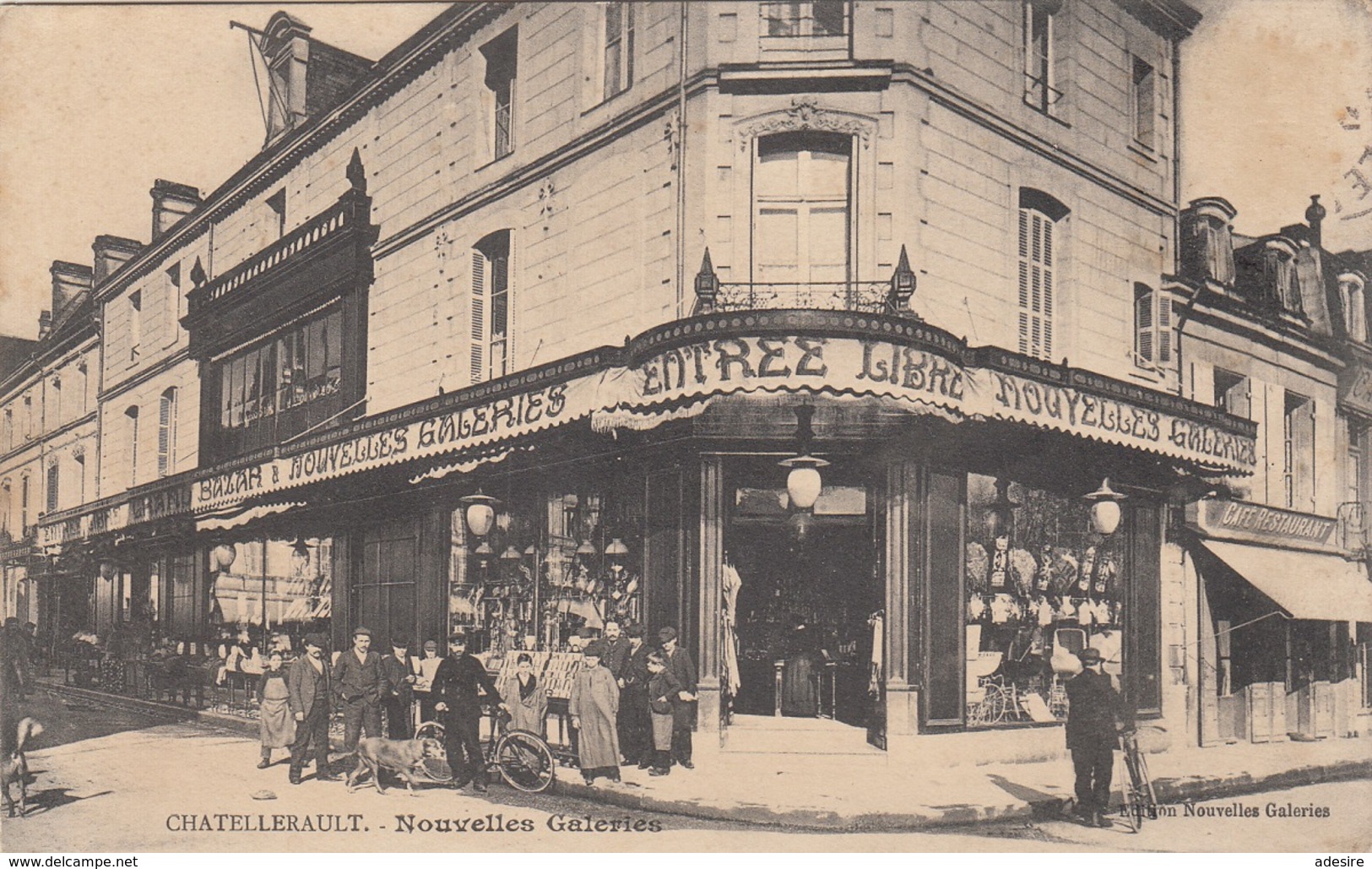 CHATELLERAULT - Novelles Galeries, Seltene Karte 192? - Chatellerault