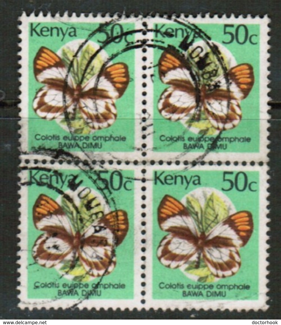 KENYA  Scott # 429 VF USED BLOCK Of 4 (Stamp Scan # 452) - Kenia (1963-...)