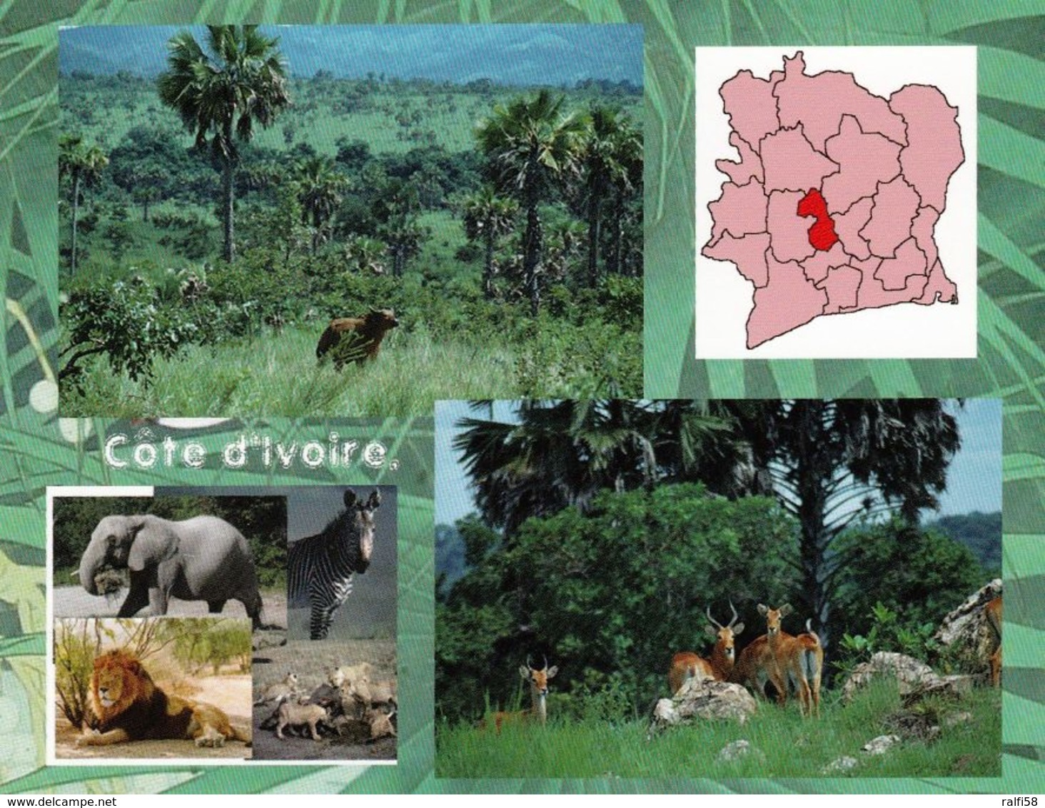 1 AK Elfenbeinküste Côte D’Ivoire * Ansichten Vom Nationalpark Marahoué, Er Wurde 1968 Eingerichtet * - Elfenbeinküste