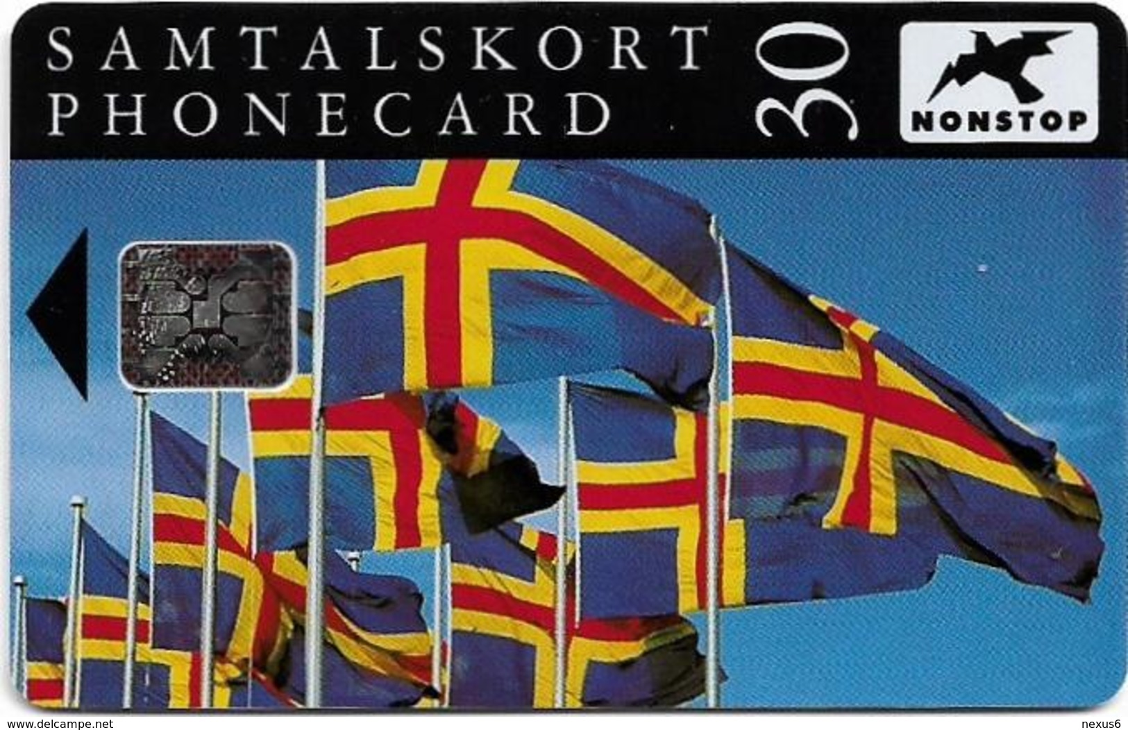 Aland - Åland Post - Flag Of Åland - SC5, 12.1992, 30mk, 15.000ex, Mint - Aland