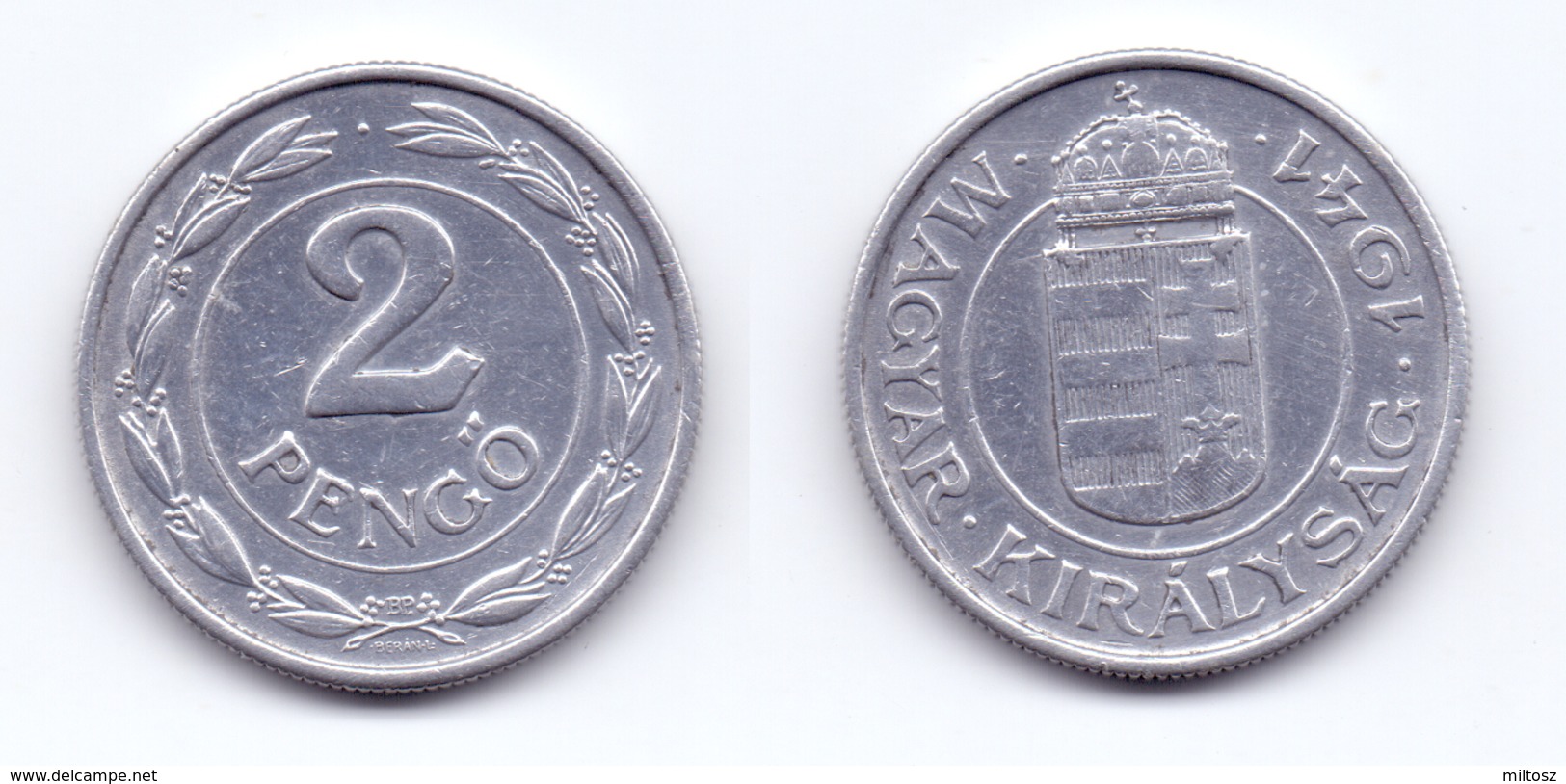 Hungary 2 Pengo 1941 - Hongrie