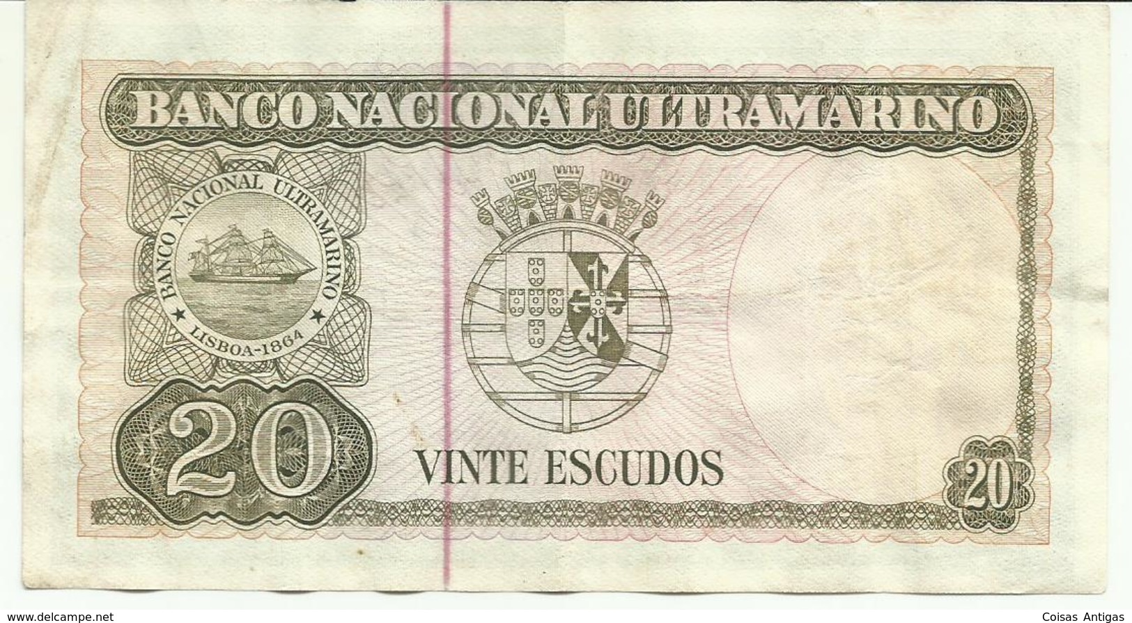 Nota 20 Escudos 24-10-1967 Timor - Timor