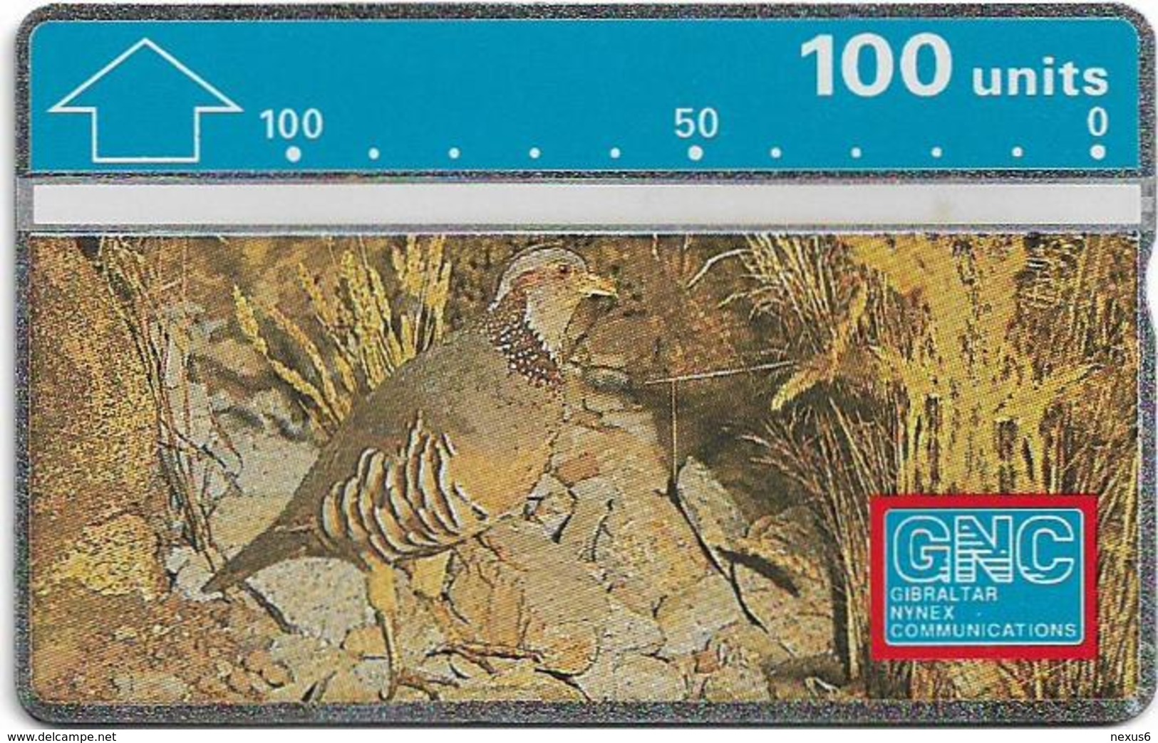 Gibraltar - GNC - Barbary Partridge - L&G - 230A - 1992, 100 Units, 10.000ex, Mint - Gibraltar