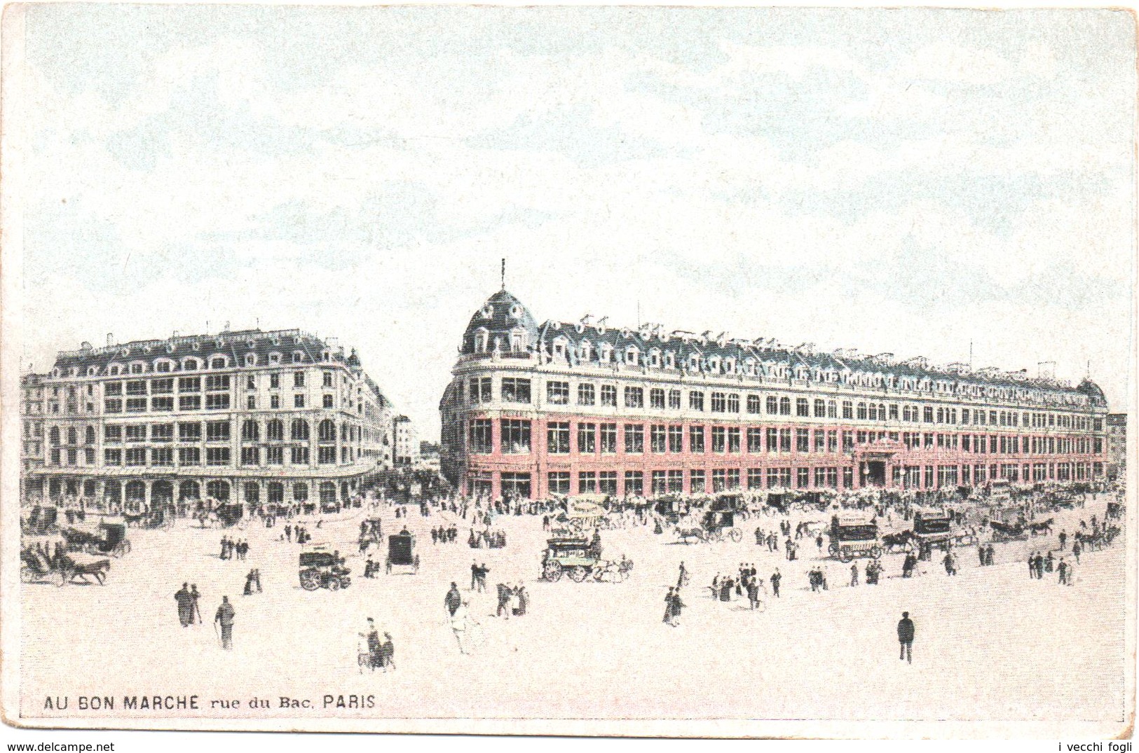 CPA Carte Postale, Cartolina Postale, Postal Card. Vue Du Magasin AU BON MARCHE (rue Di Bac). SIT 13-6. - Autres & Non Classés