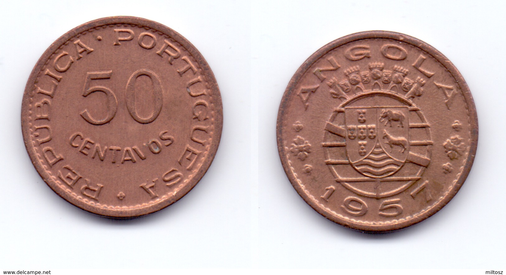 Angola 50 Centavos 1957 - Angola