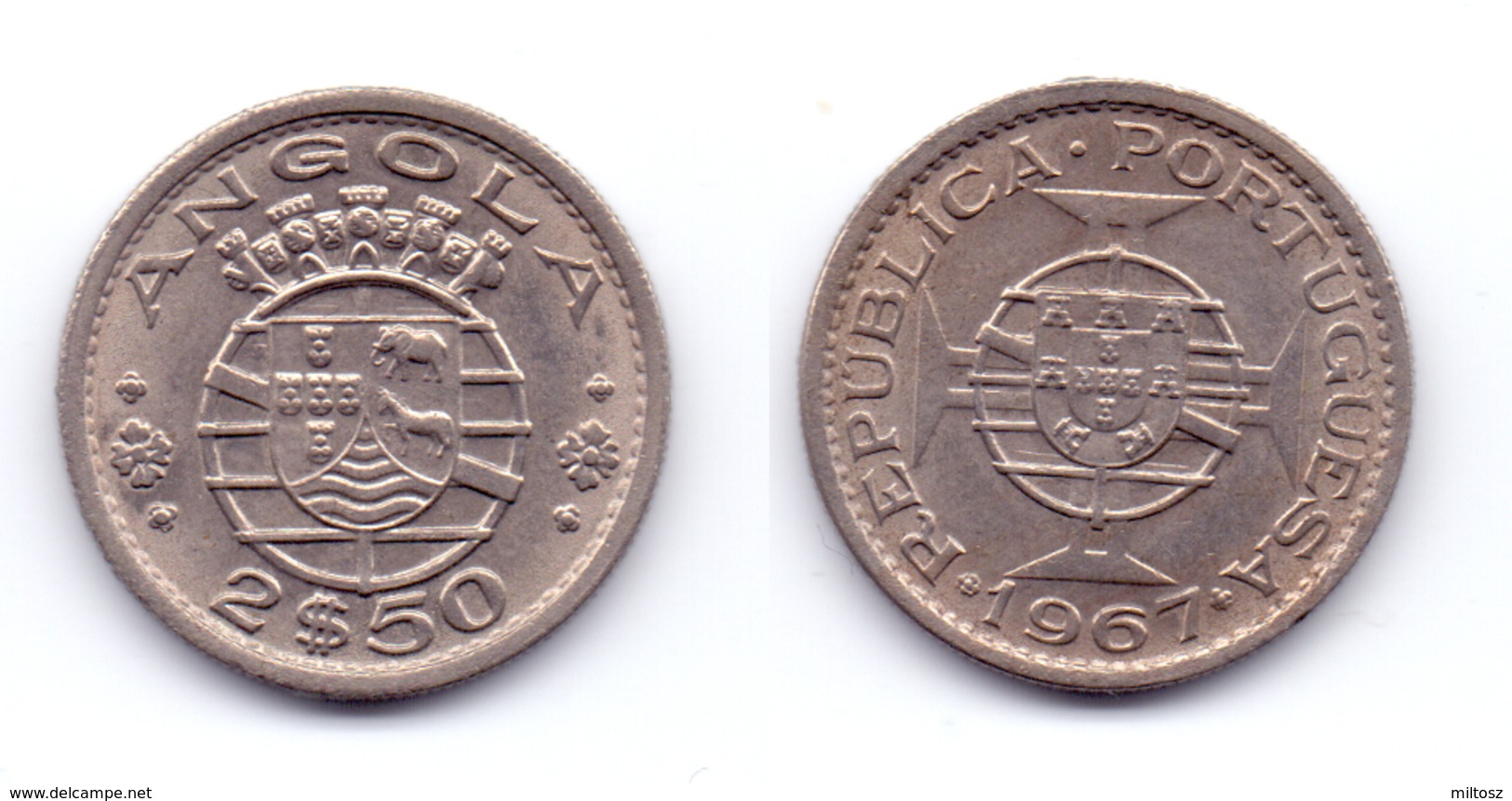 Angola 2 1/2 Escudos 1967 - Angola