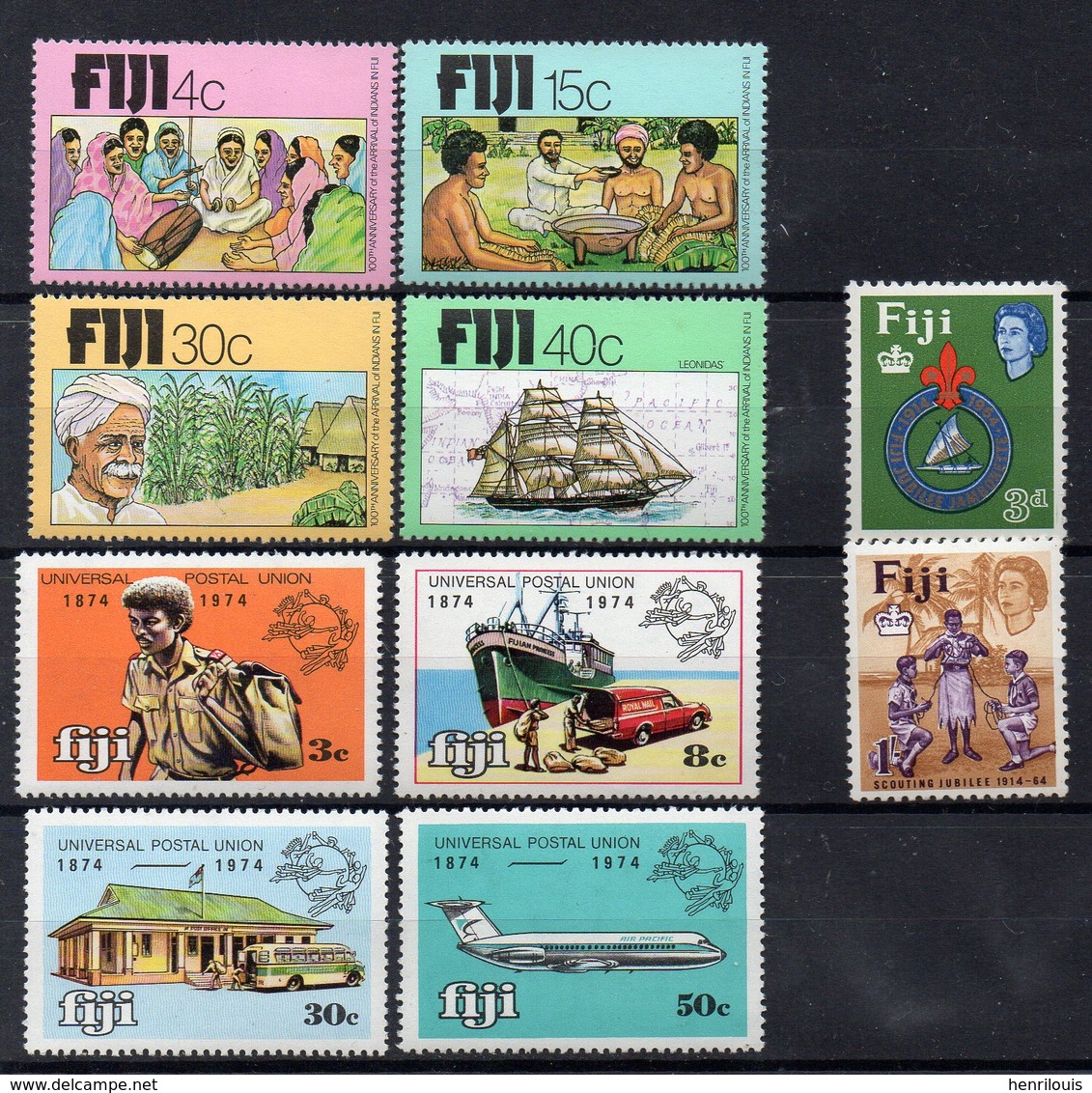 FIDJI  Timbres Neufs **  Années 70 ( Ref 6070 A ) U.P.U - Fidji (1970-...)