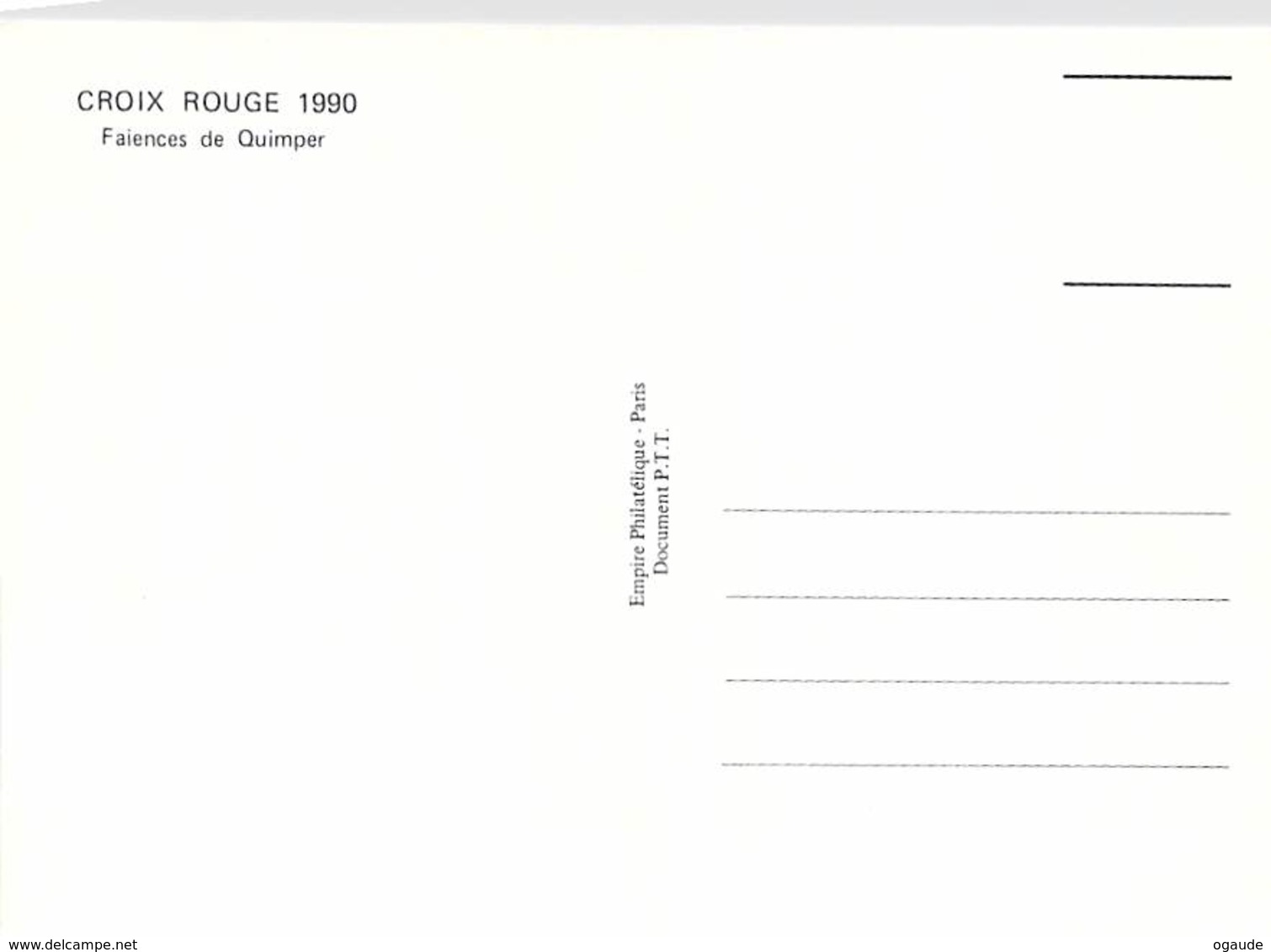 FRANCE CARTE MAXIMUM  NUM.YVERT 2646 CROIX ROUGE 1990 - 1990-1999