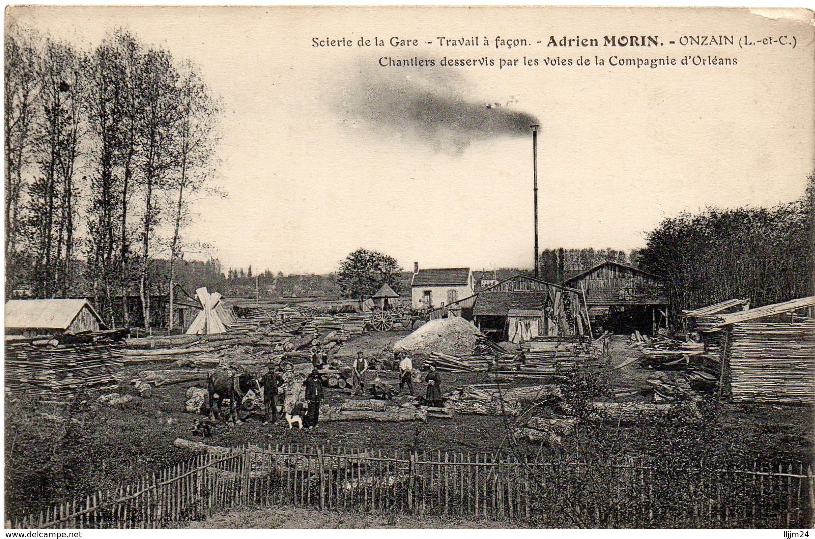 -ONZAIN - Scierie De La Gare - Adrien MORIN - - Autres & Non Classés