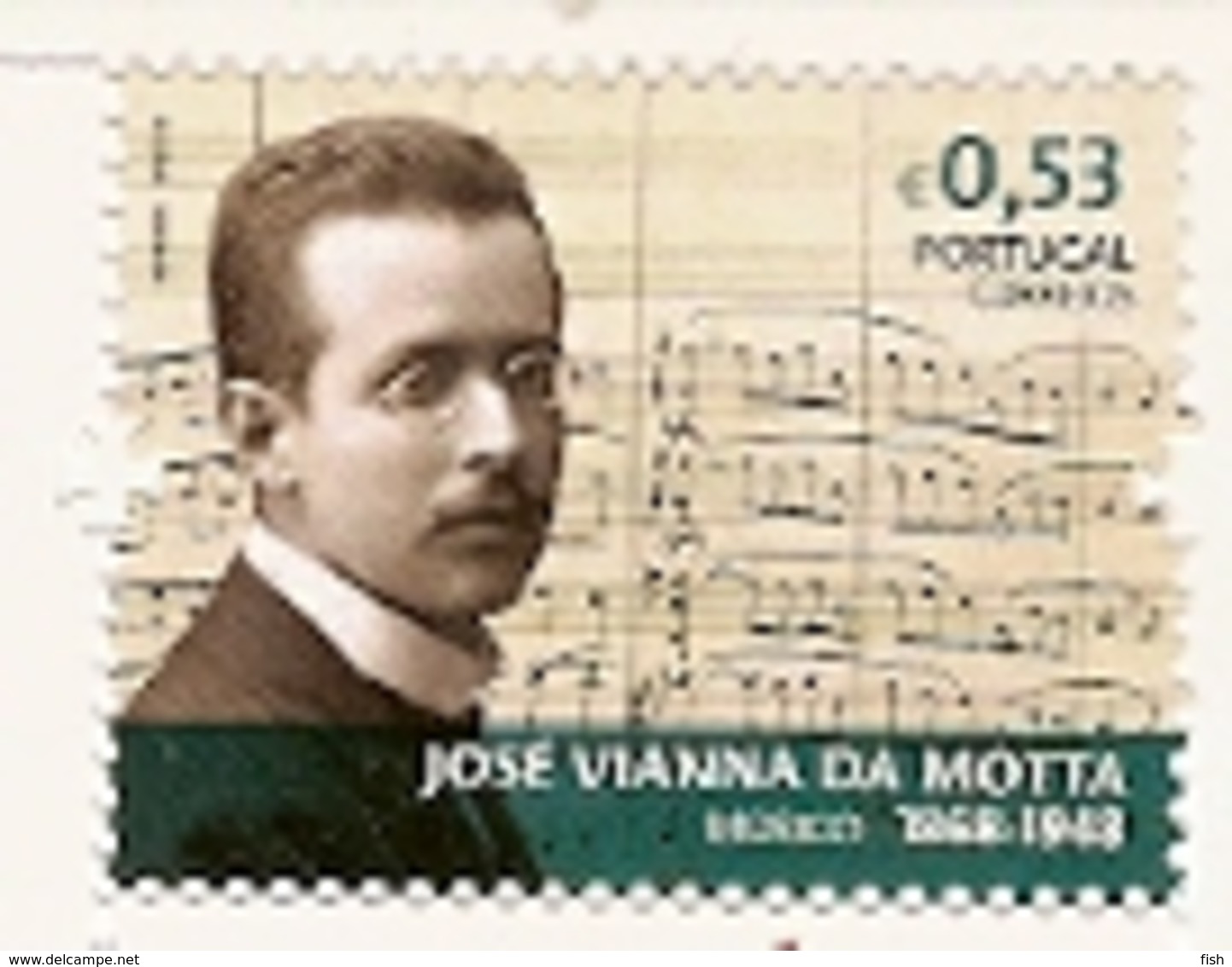 Portugal ** &  José Vianna Da Motta, Musician, 1868-1948, Values Of Portuguese History And Culture 2018 (9968) - Nuovi