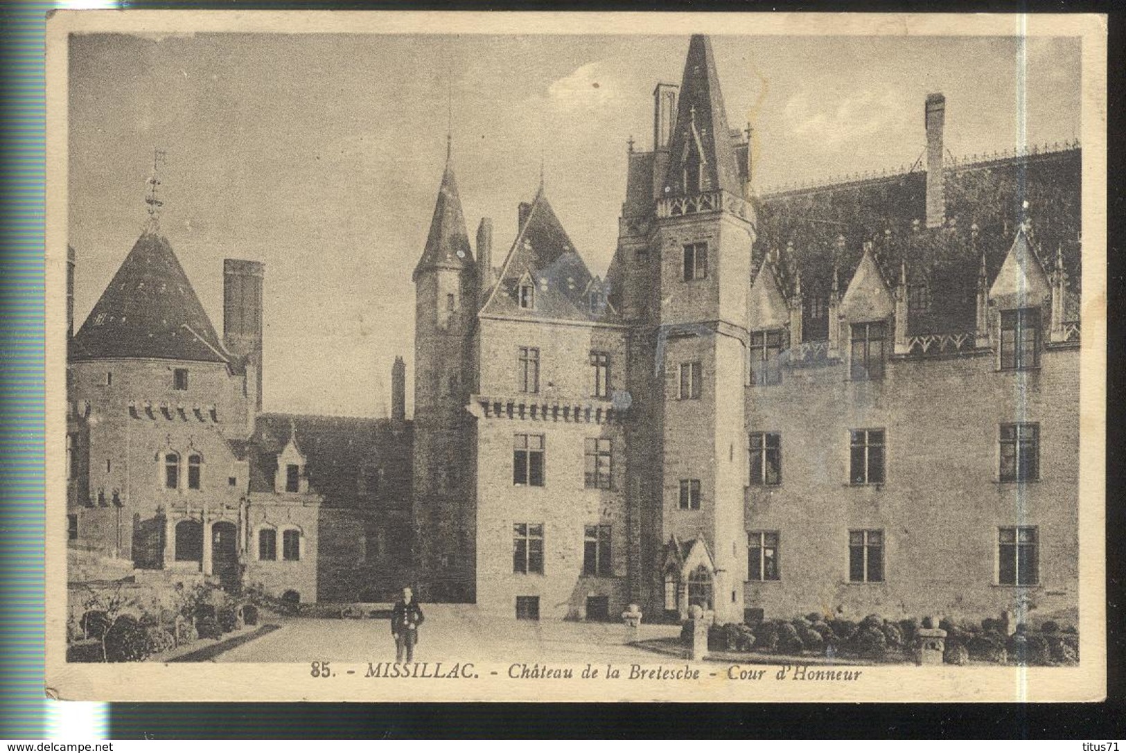 CPA Missillac - Château De La Bretesche - Cour D'Honneur - Circulée 1930 - Missillac