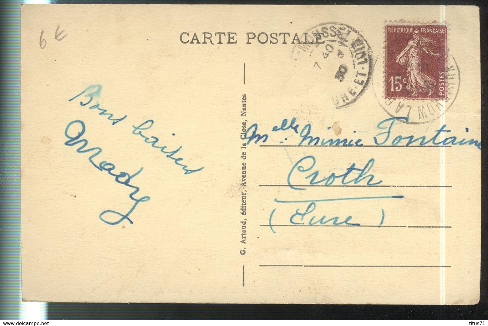 CPA Missillac - Château De La Bretesche - Cour D'Honneur - Circulée 1930 - Missillac