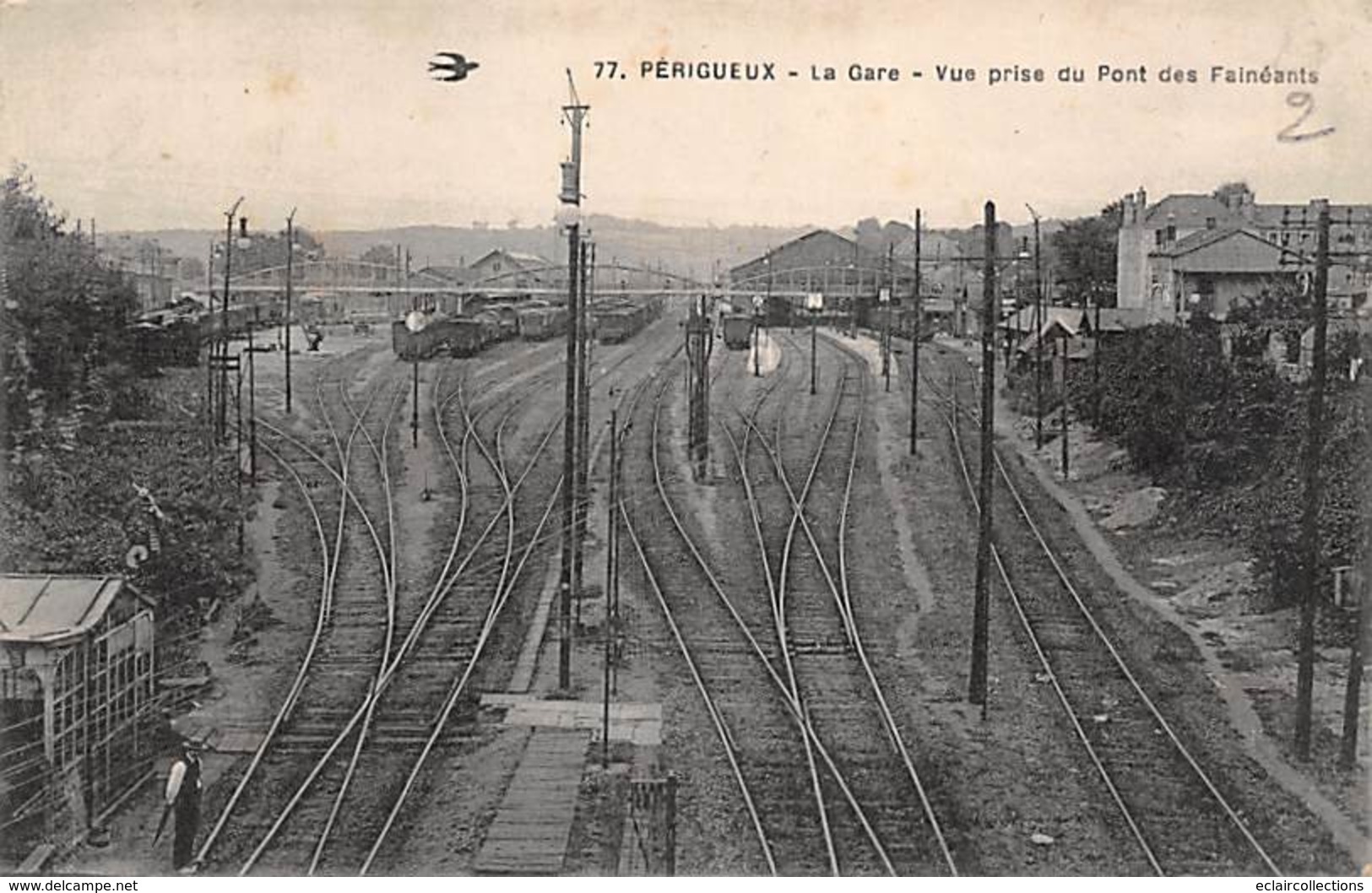 Périgueux         24        La Gare Prise Du Pont Des Fainéants   1              (voir Scan) - Périgueux