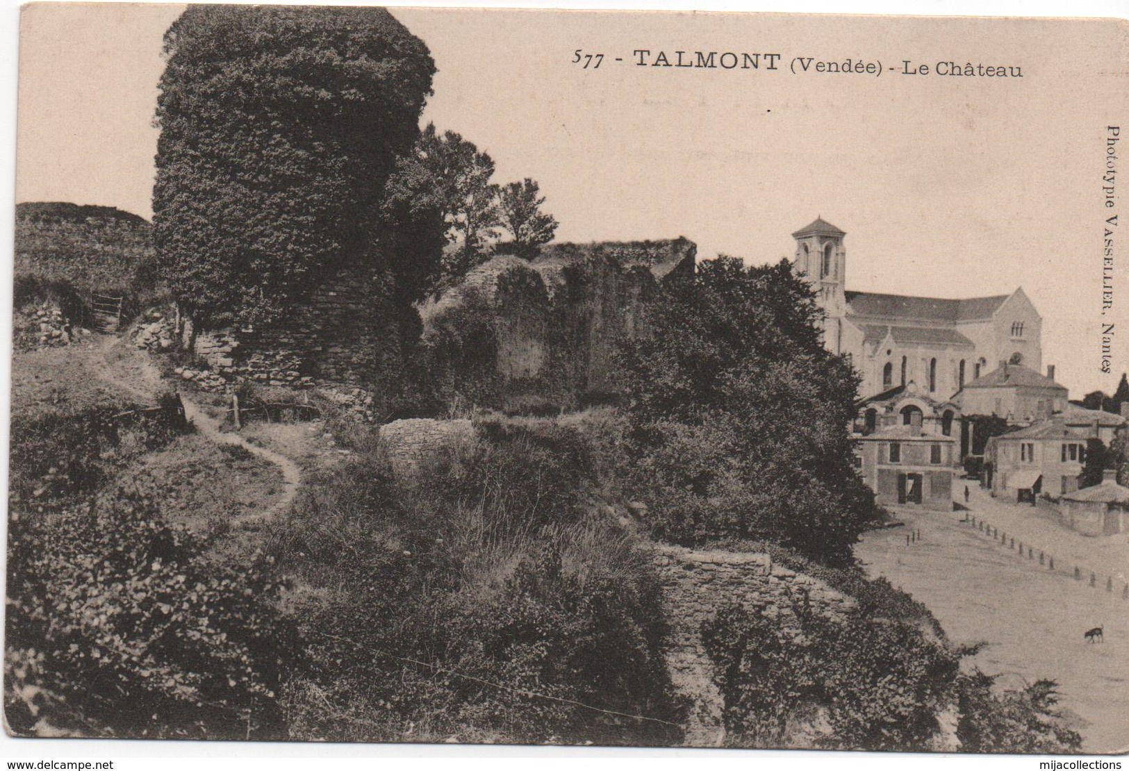 Cpa B60 TALMONT Le Château - Talmont Saint Hilaire
