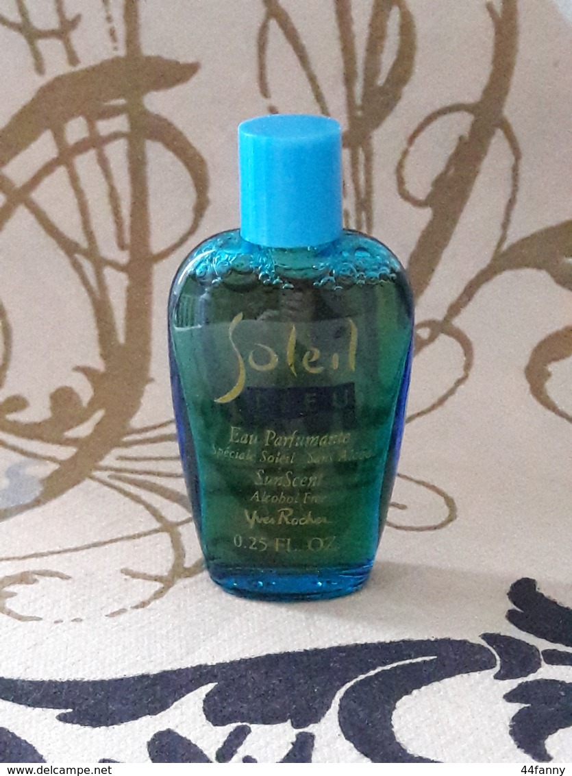 Rare "Soleile Bleu Sans Alcool" 7,5 Ml - 3/4 Plein - Yves Rocher - Miniatures Femmes (sans Boite)