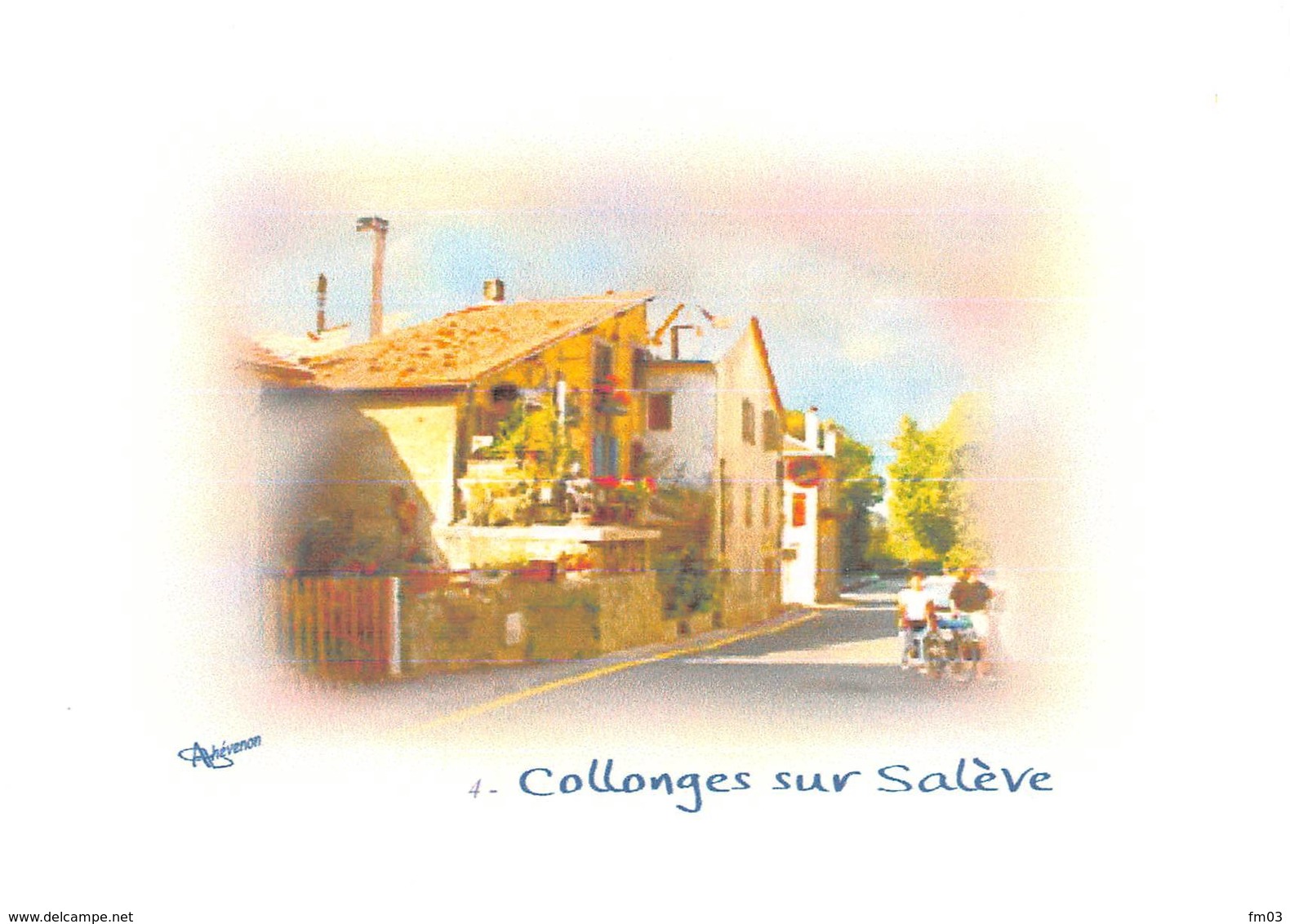 Collonges Sous Salève Série De 4 Cartes Canton Saint Julien En Genevois - Autres & Non Classés