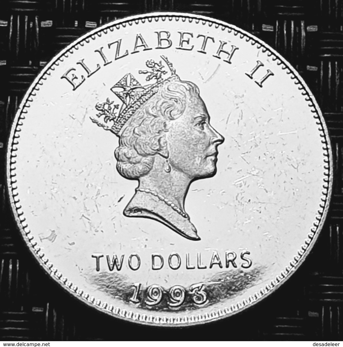 Bermuda 2 Dollar 1993  - Silver - Bermuda