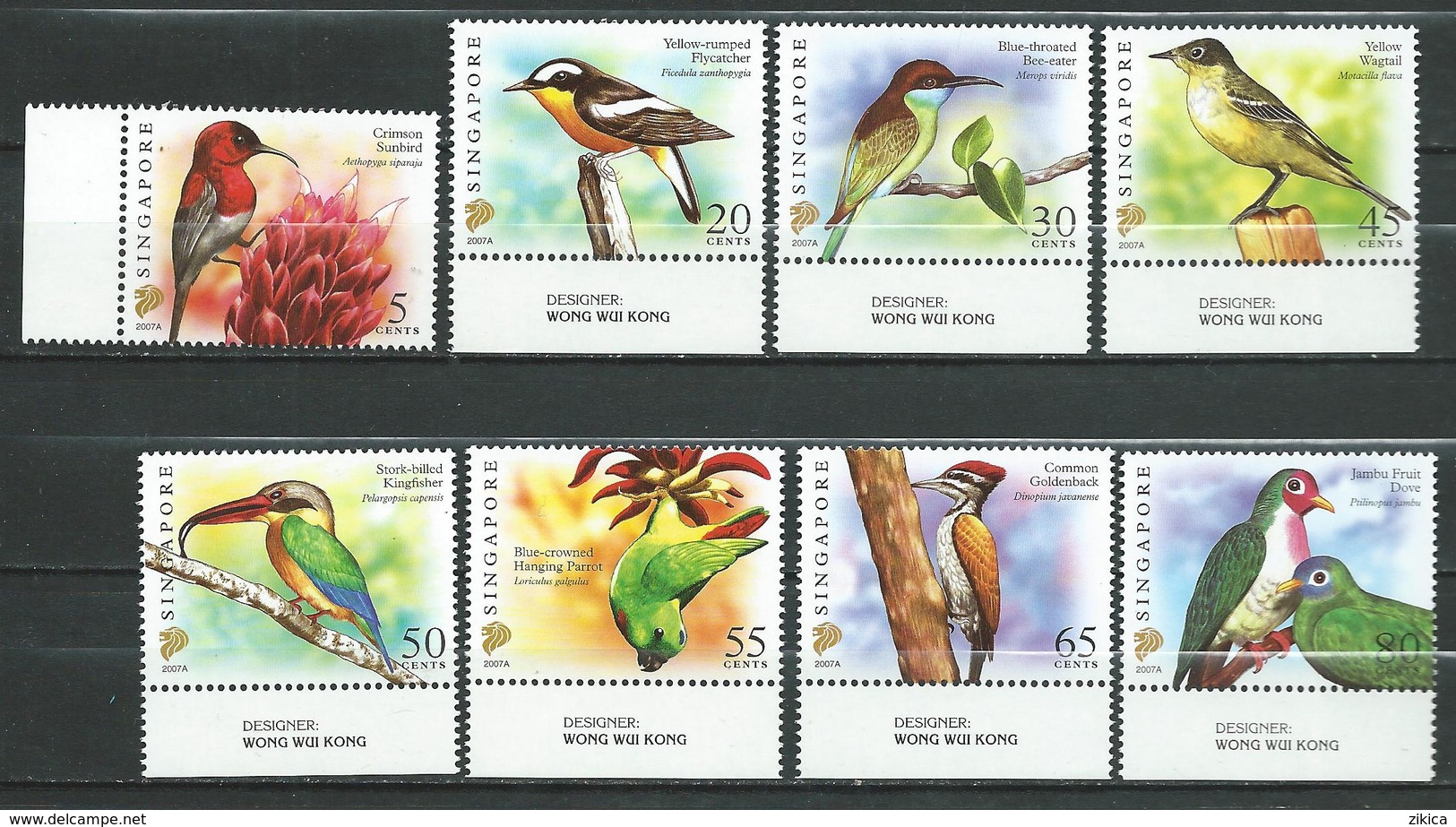 Singapore 2007 Birds.MNH - Singapur (1959-...)