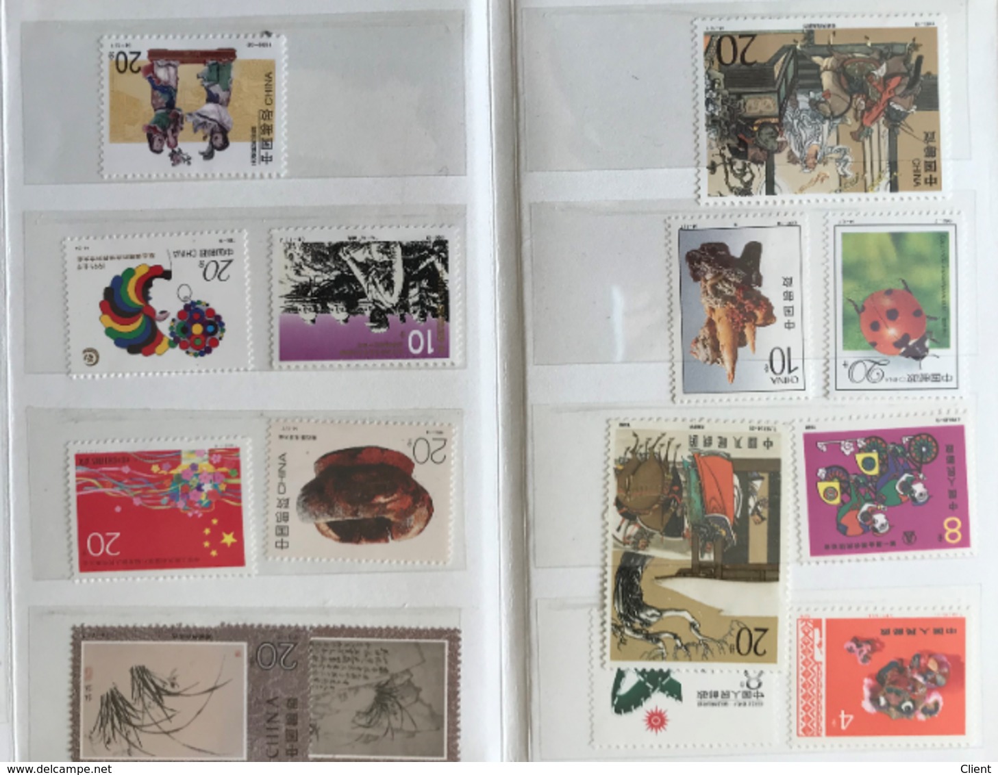 CHINE - Timbres Livre Rouge Album - - Blocs-feuillets