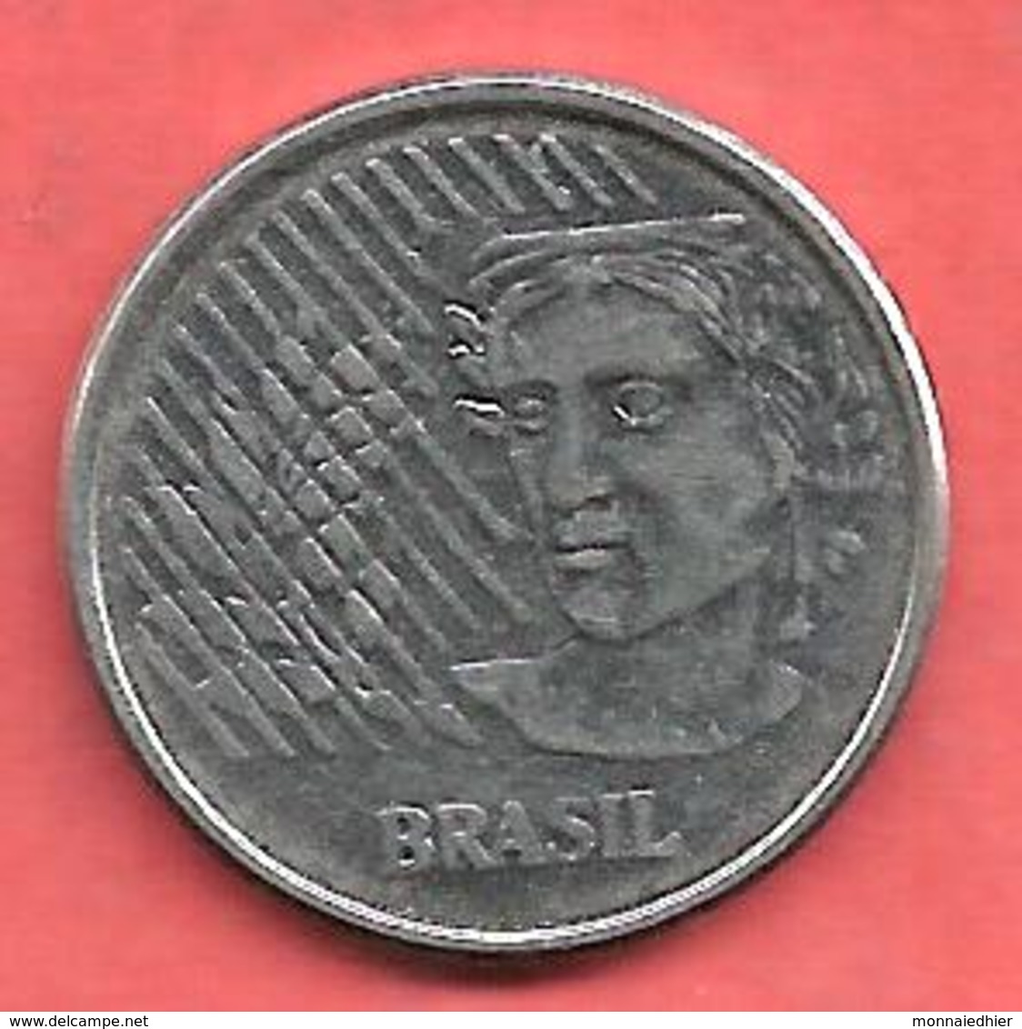 10 Centavos , BRESIL , Acier Inoxidable , 1996 , N° KM # 633 - Brésil