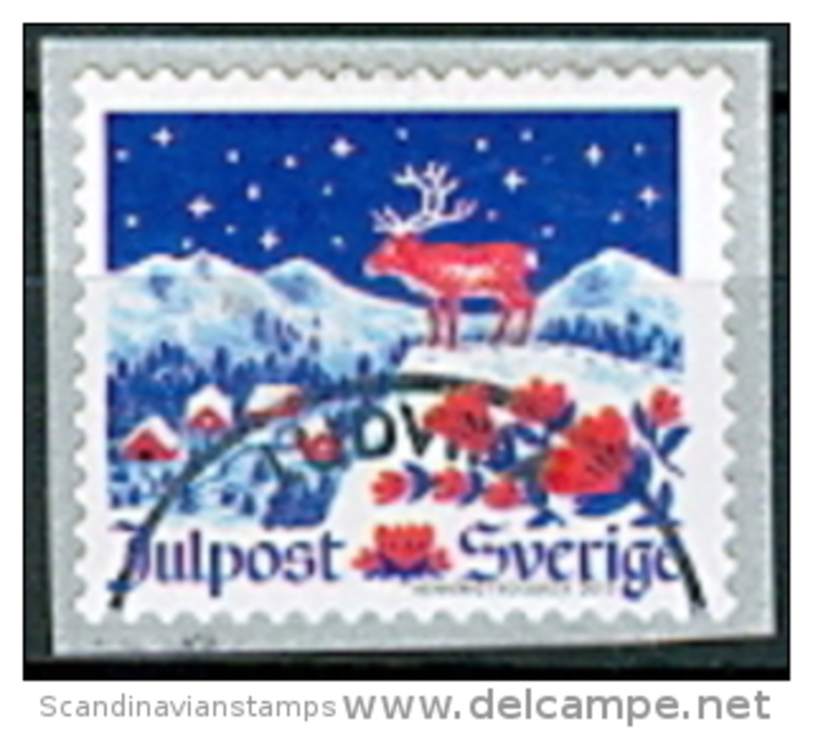 ZWEDEN 2013 Rolzegel Kerst GB-USED - Usados