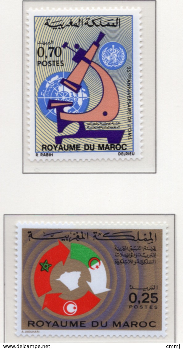 1973 - MAROCCO - MAROC - Yv:  Nr. 685+691 - NH - (UP121.2) - Marocco (1956-...)