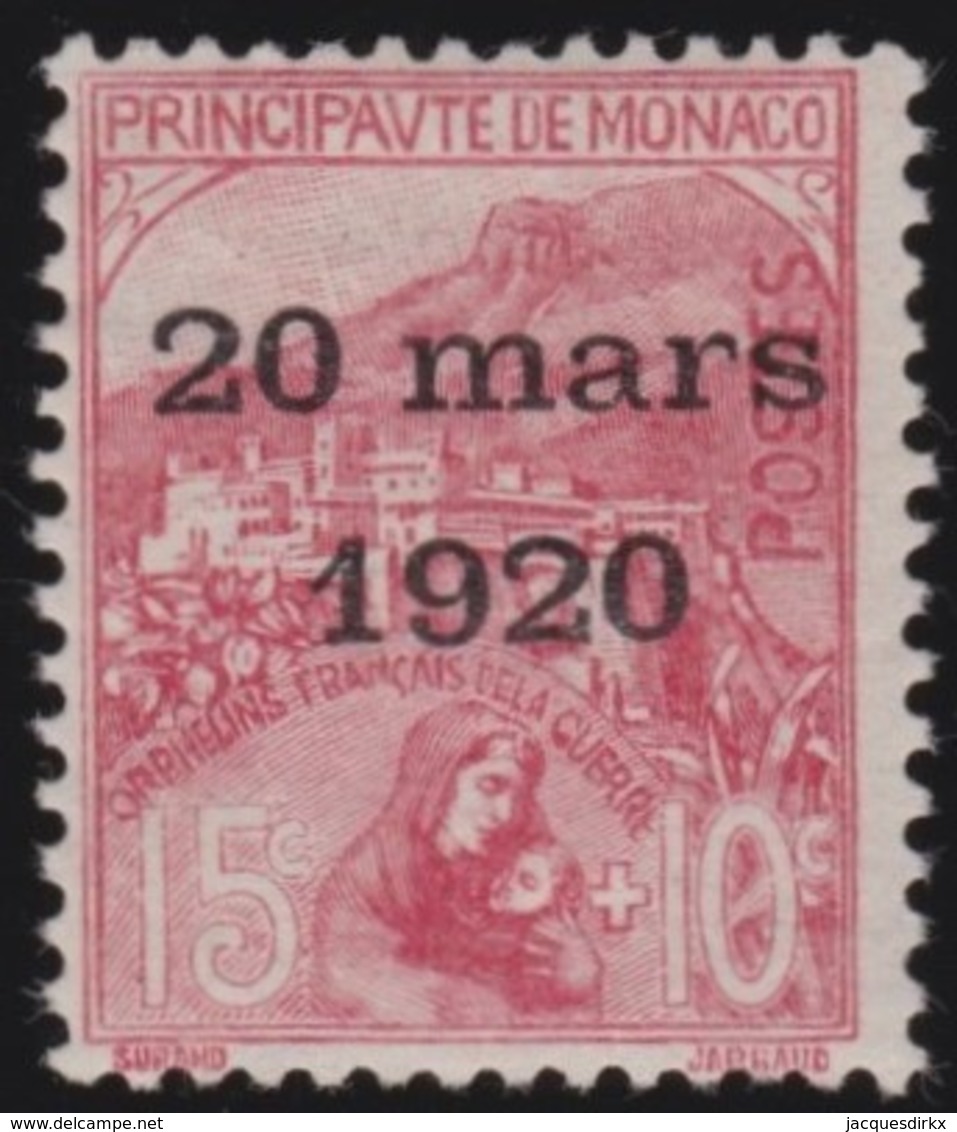 Monaco   .   Yvert    39      .     *      .      Neuf Avec  Charniere   .    /    .     Mint-hinged - Neufs