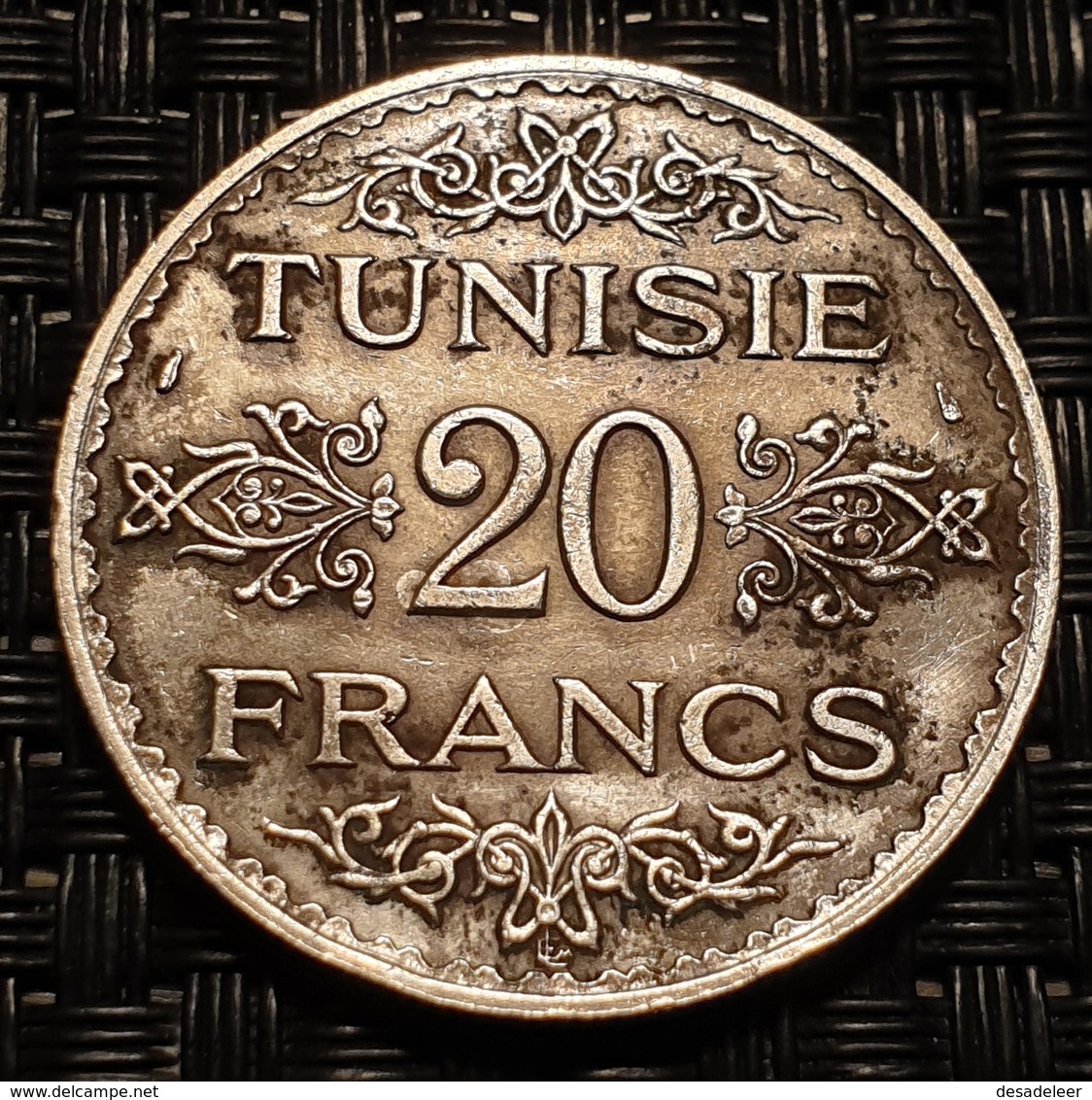 Tunisia 20 Francs 1934 (year 1353) - Tunisie