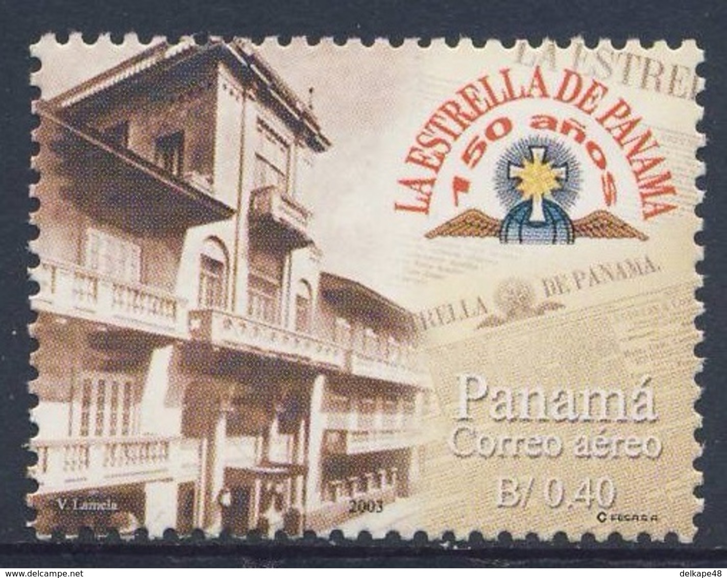 Panama 2003 Mi 1904 SG 1718 ** 150th Ann. Newspaper „La Estrella De Panamá“ / Zeitung / Journal - Panama