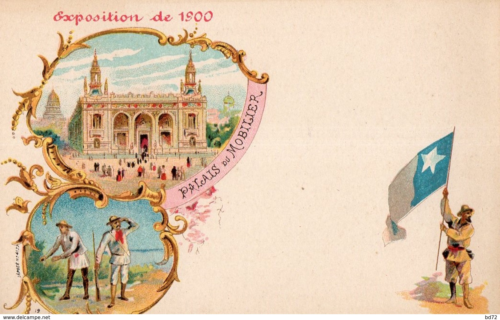 PARIS, Exposition De 1900, CUBA ( Au Verso, Publicité Pierre Petit ) - Expositions