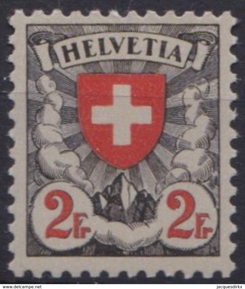 Suisse  .    Yvert    211a    .     Papier Gaufré      .    *       .   Neuf  .  /   .    Mint-hinged - Unused Stamps