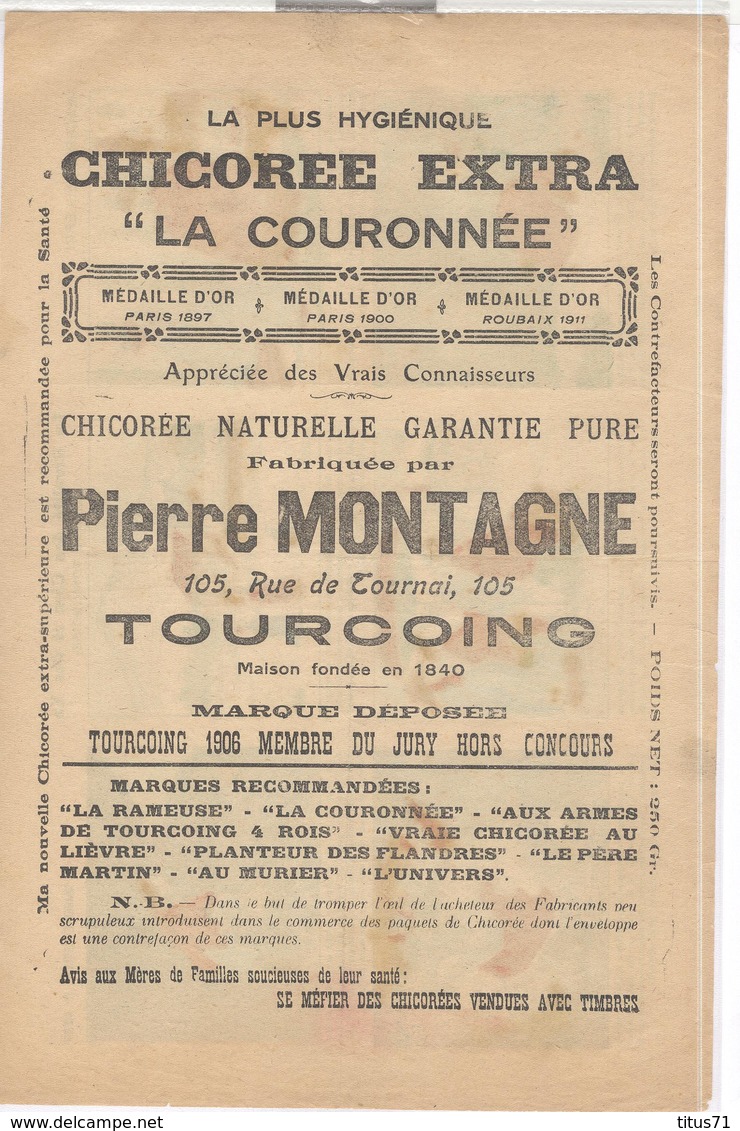 Image D' Epinal Pellerin - Chicorée Montagne - La Rivalité Des Cam Et Des Xa - Légende Tonkinoise - N° 4237 - Advertising