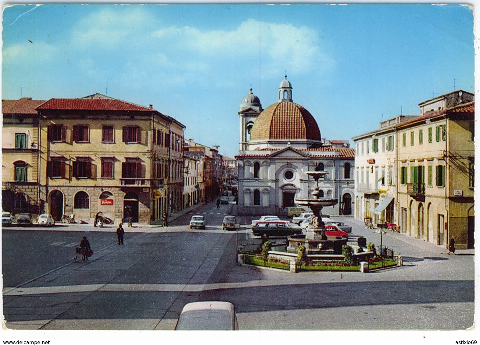 PONTEDERA PIAZZA UMBERTO I FG VG 1966 - Pisa