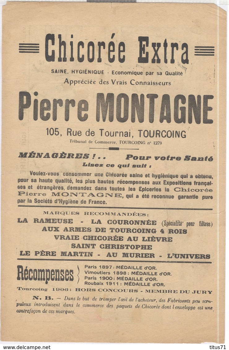 Image D' Epinal Pellerin - Chicorée Montagne - Bonne à Tout Faire ( La Natte D'un Chinois )  - N° 4245 - Publicités