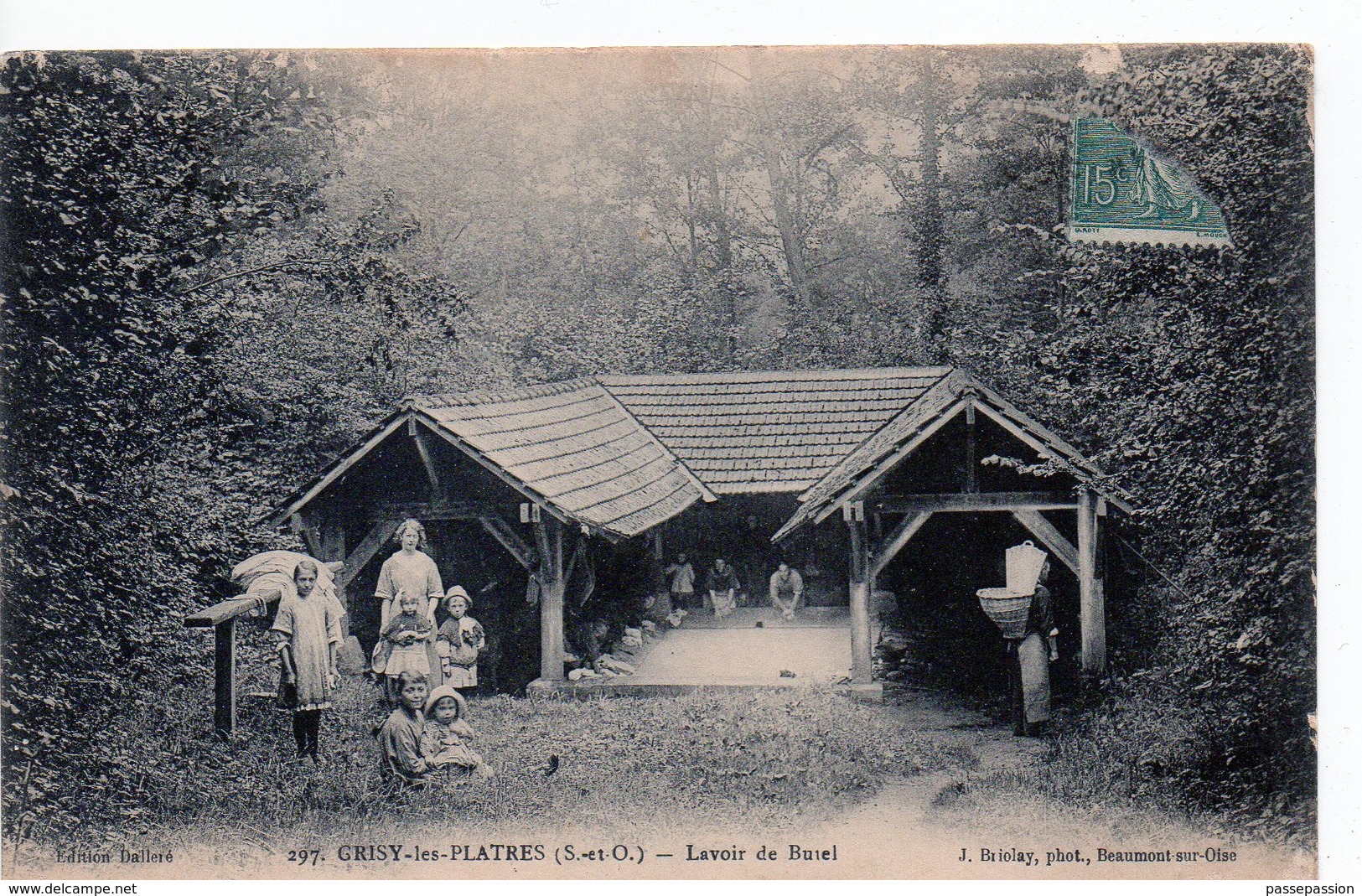 297 - GRISY-les-PLATRES (S.-et-O.) - Lavoir Du Butel - Autres & Non Classés