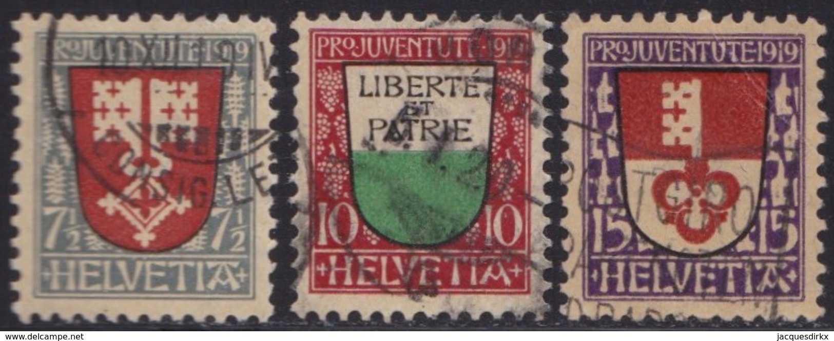 Suisse     .    Yvert   .     173/175       .    O     .          Oblitéré - Oblitérés